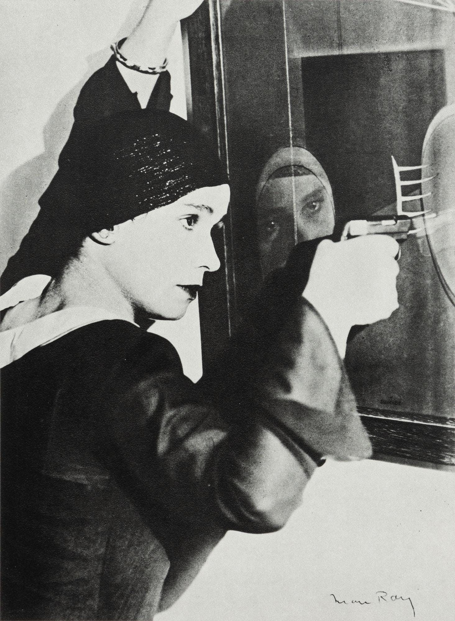 Man Ray, Composition, Man Ray, Electa Editrice Portfolios, Limited Edition Heliogravure: Heliogravure on velin paper. Paper size: 15.75 x 11.75 inches. Excellent condition. Inscription: unsigned and unnumbered, as issued. Notes: From the folio, Man Ray, Electa Editrice Portfolios, 1980. P