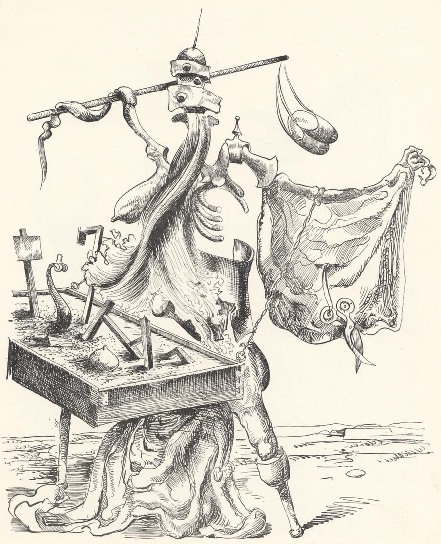 Kurt Seligmann, Composition, XXe siecle, Limited Edition Engraving (1 of 4)