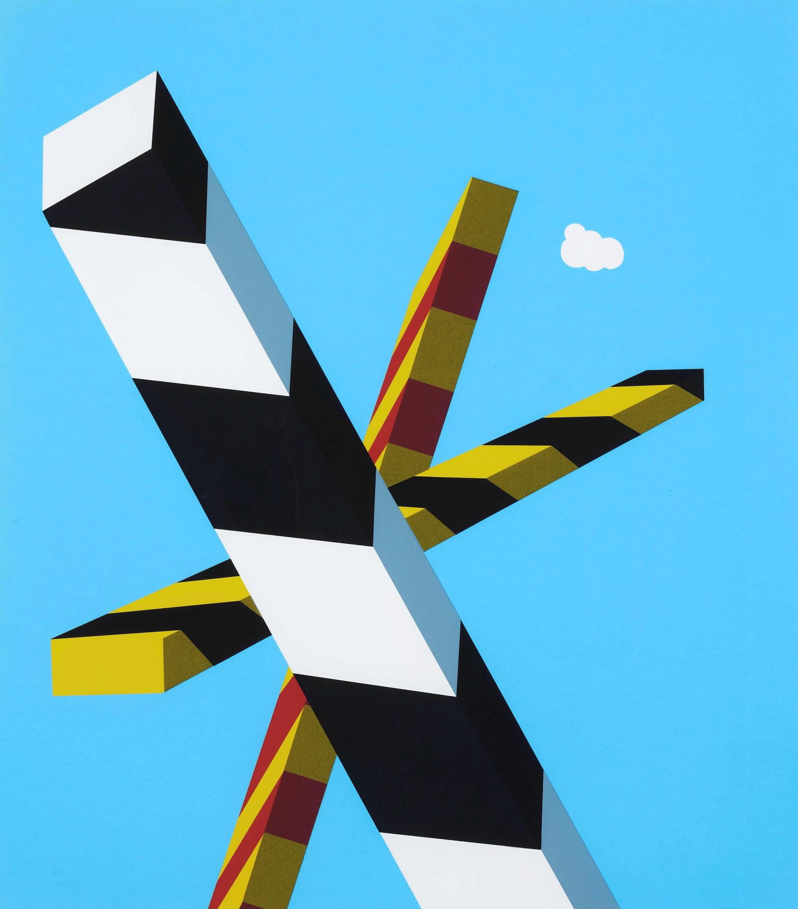 Allan D'Arcangelo, Resonance, Signed, Limited Edition Silkscreen (1 of 4)