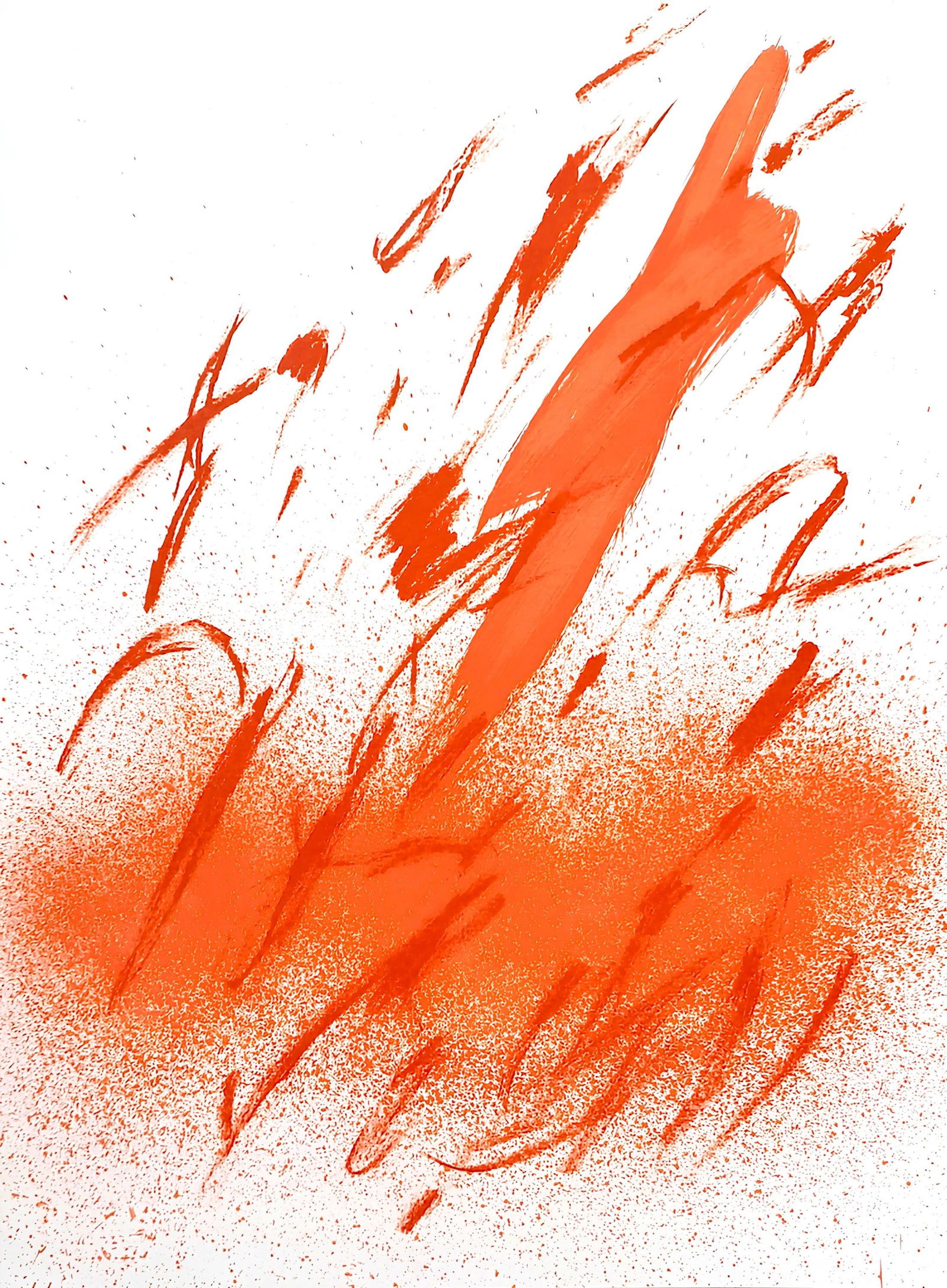 Jean Bazaine, Composition, Derriere le miroir, Limited Edition Lithograph: Lithograph on velin paper. Paper size: 15 x 11 inches. Excellent condition. Inscription: Unsigned and unnumbered, as issued. Notes: From Derriere le miroir, N deg 217. Published by Aime Maeght, Editeu