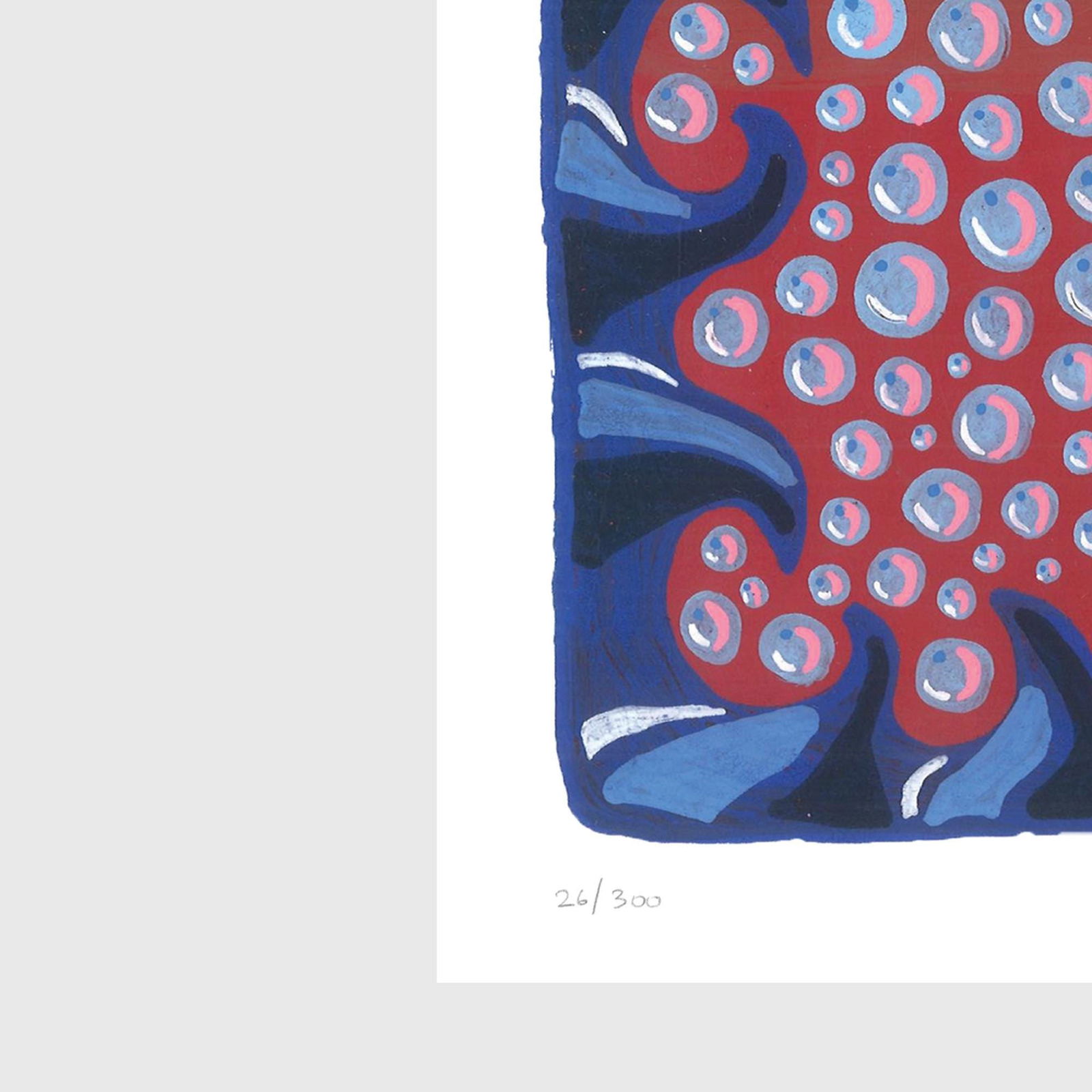 Blue Drops with Blue Dots - 2