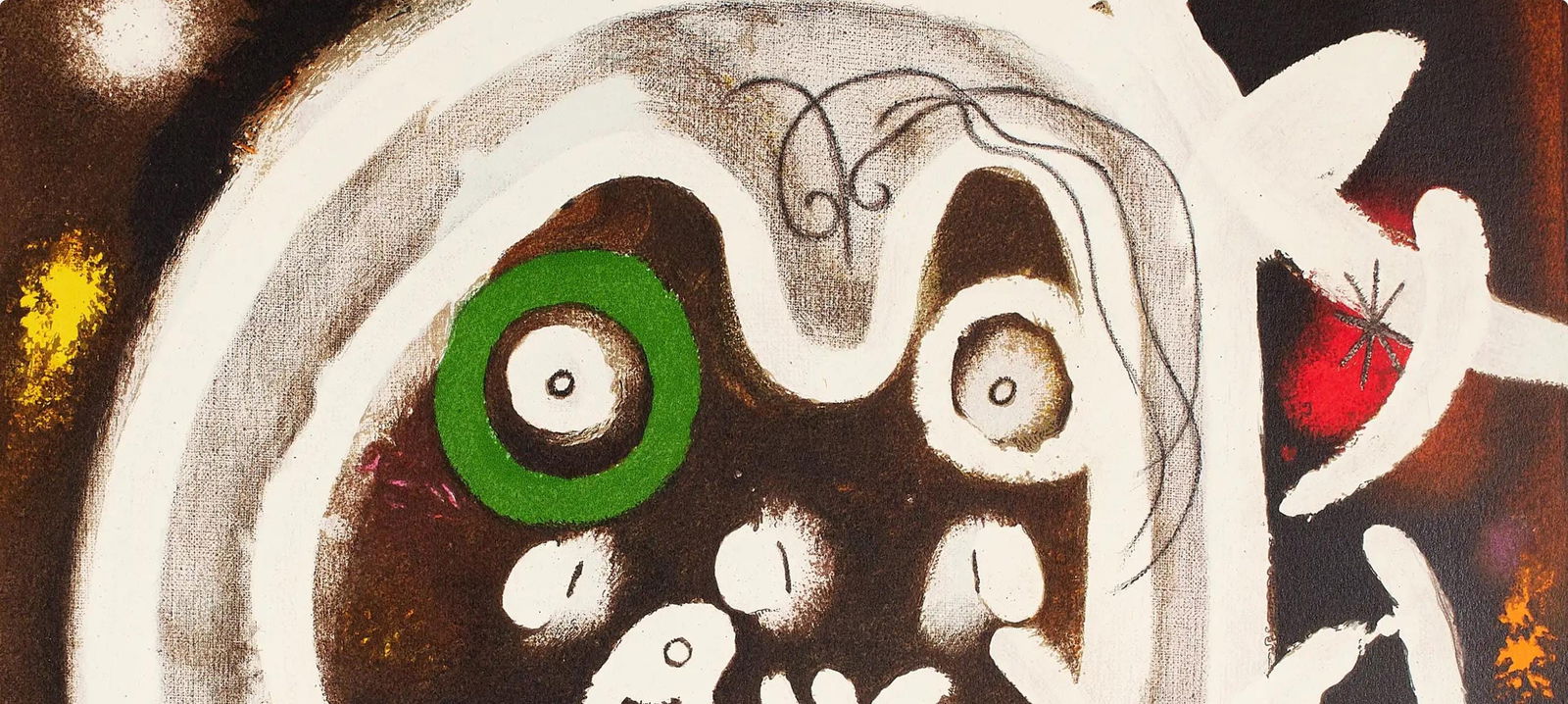 Joan Miro, Composition, Limited Edition Lithograph - 2