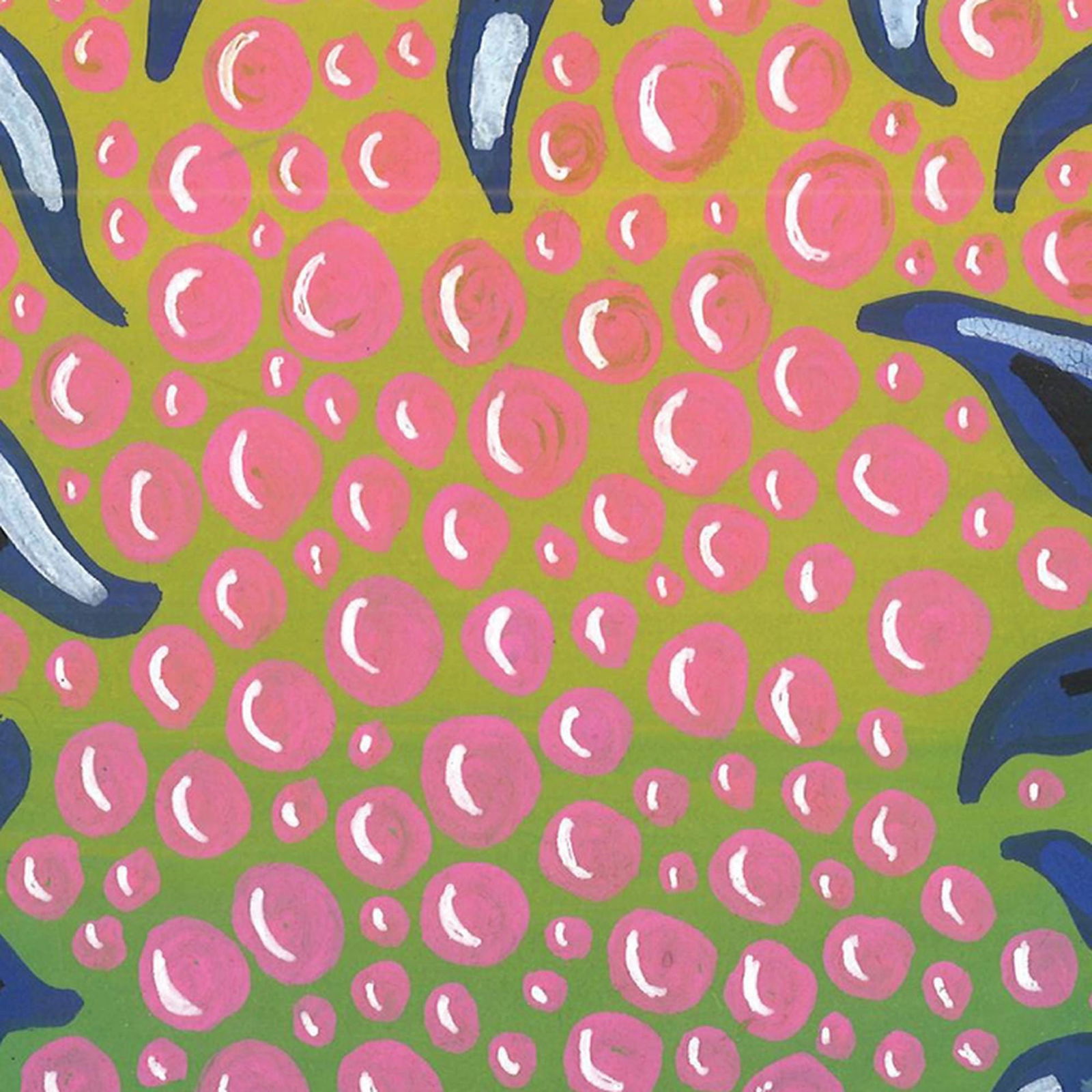 Blue Drops with Pink Dots - 4