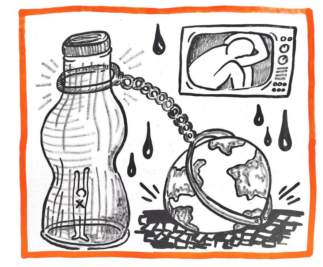 Keith Haring, Composition, Against All Odds, Limited Edition Lithograph: Lithograph on acid-free Rivoli paper. Paper Size: 8.5 x 10.3 inches. Inscription: Unsigned and unnumbered, as issued. Condition: Very good/excellent, consistent with age. Notes: From the album, Agains