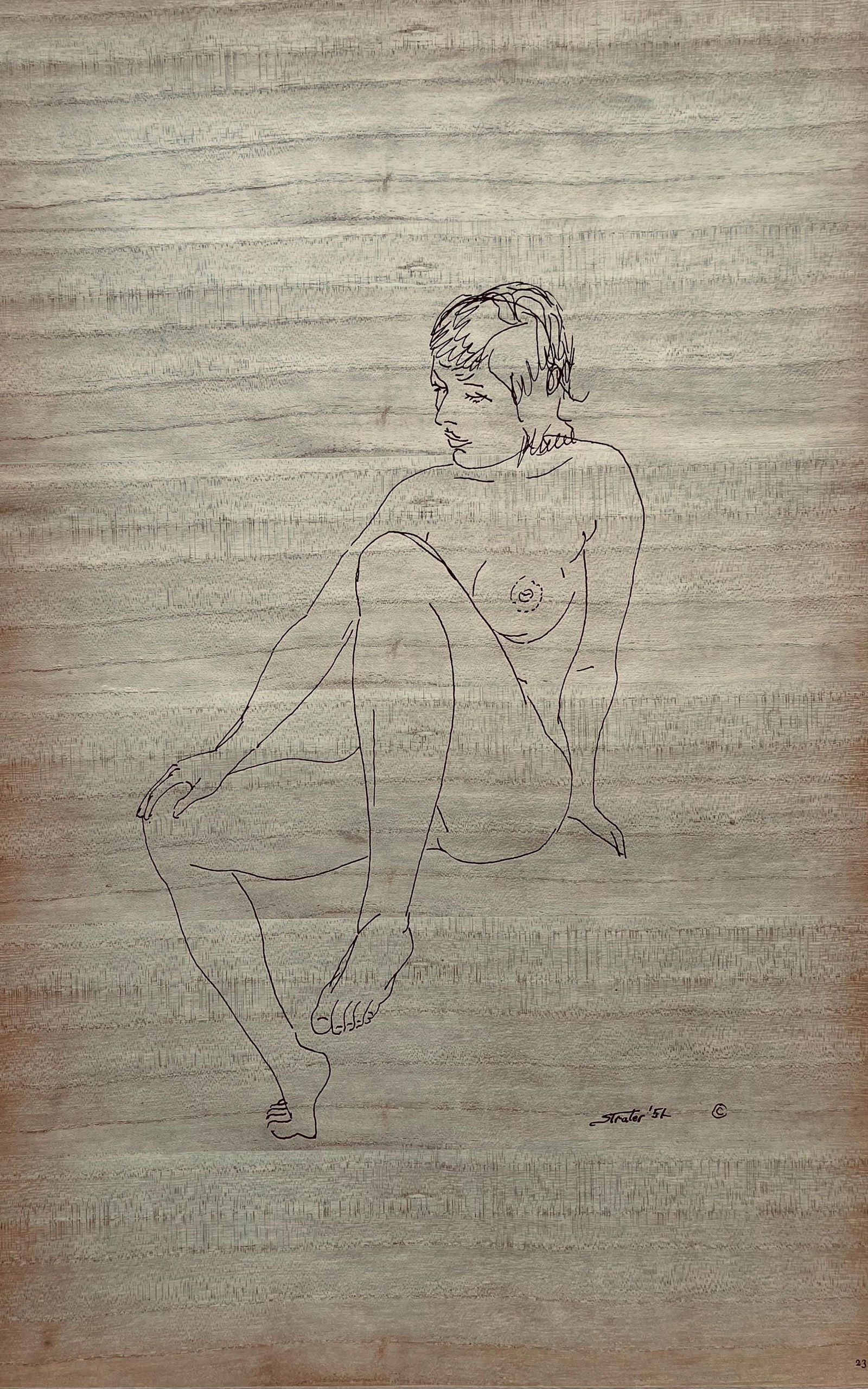 Henry Strater, Composition, 24 Drawings by Henry Strater, Limited Edition Lithograph (1 of 4)