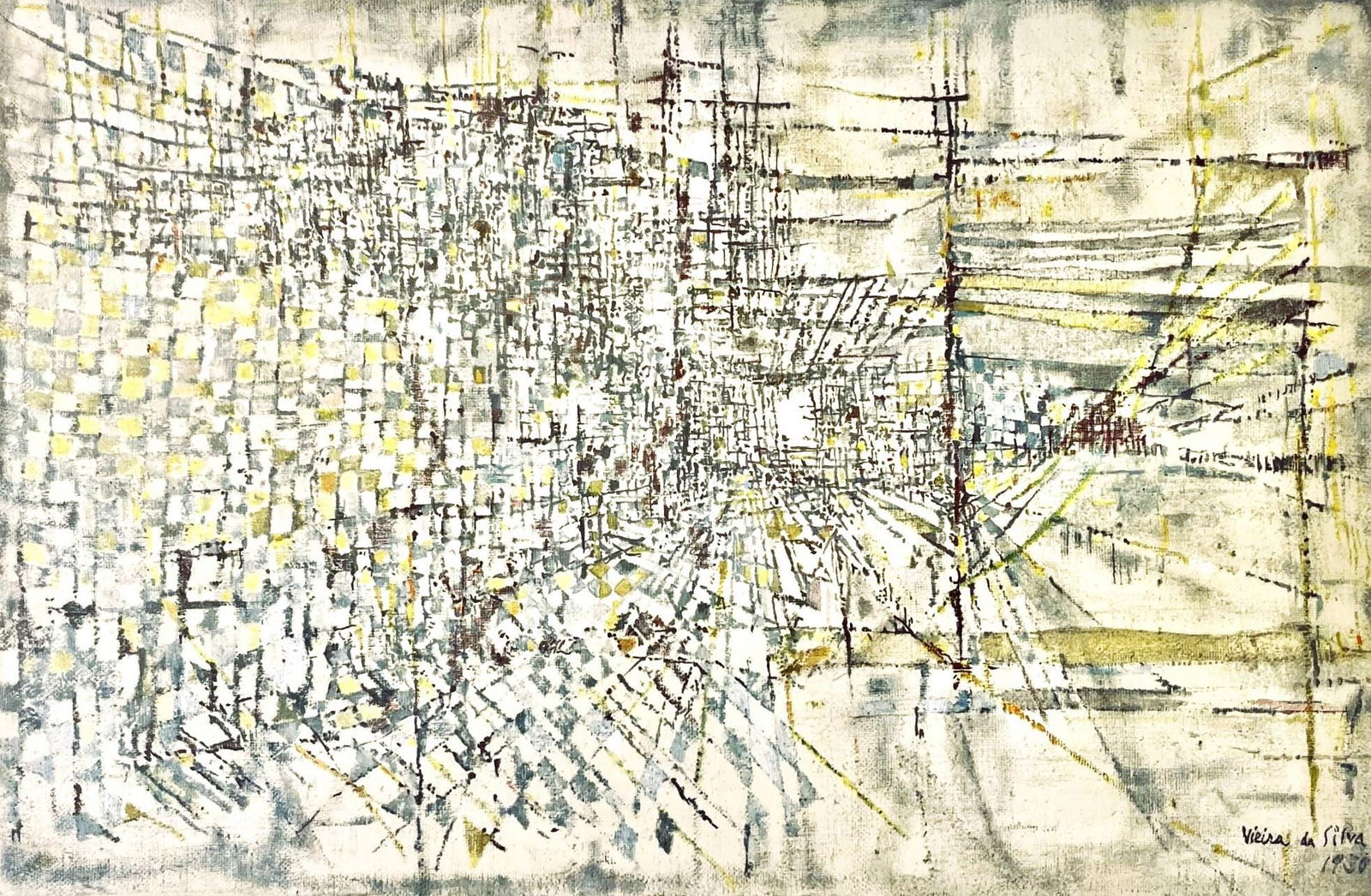 Vieira da Silva, La garde des anges, Vieira da Silva, Peintres d'aujourd'hui, Limited Edition (1 of 4)