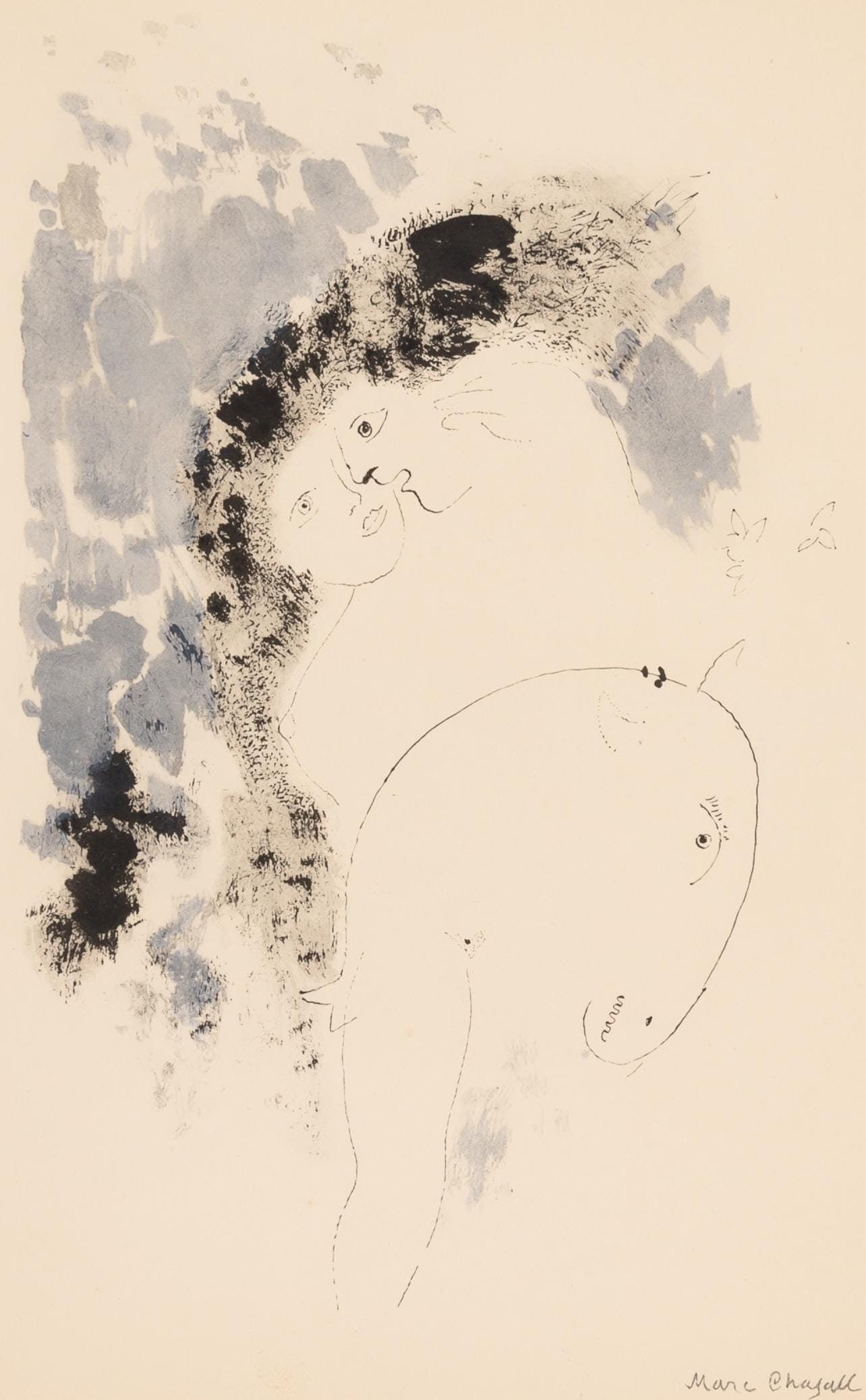 Marc Chagall, Composition, Couleur amour, Limited Edition Lithograph (1 of 4)