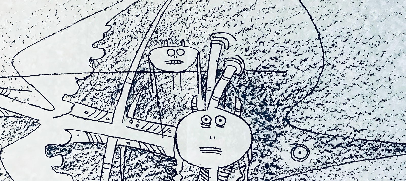 Wifredo Lam ????, Composition, Suites no3, Limited Edition Lithograph - 3