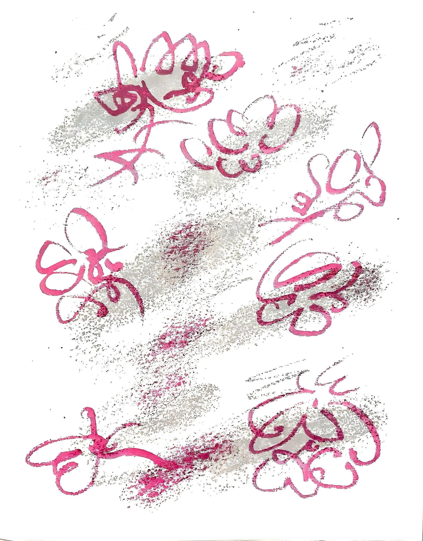 Andre Masson, Composition, Poemes insoumis, Limited Edition Lithograph: Lithograph on velin de Rives paper. Paper size: 12.6 x 10.039 inches. Excellent condition. Inscription: unsigned and unnumbered, as issued. Notes: From the folio, Poemes insoumis, 1963. Published by M