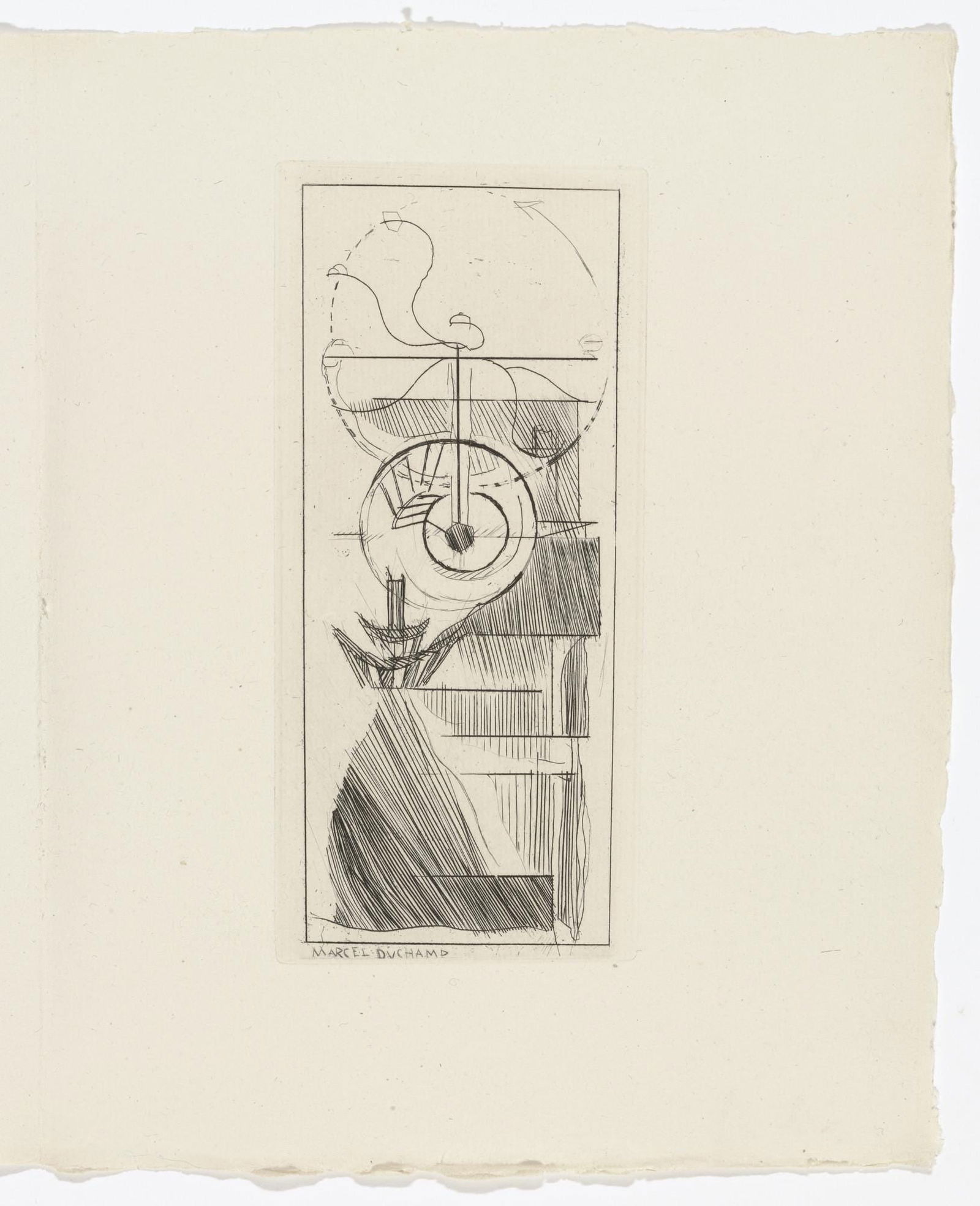 Marcel Duchamp, Composition, Du cubisme, Limited Edition Etching - 4