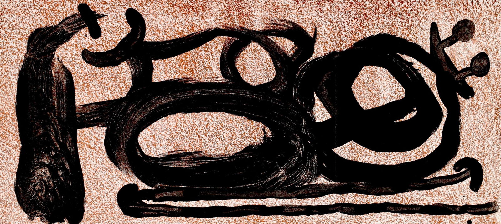 Joan Miro, Composition (Cramer 112; Mourlot 439-442), Derriere le miroir, Limited Edition Lithograph (1 of 4)