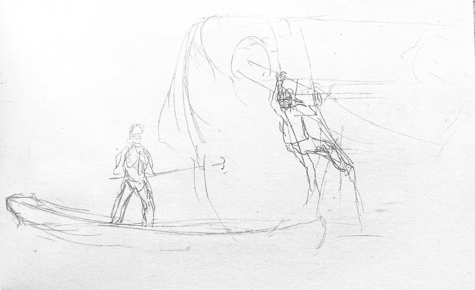 Henri de Toulouse-Lautrec, Composition, Toulouse-Lautrec, Album De Marine, Limited Edition: Lithograph and stencil on Papeteries de Rives paper. Paper size: 5.71 x 8.86 inches. Excellent condition. Inscription: Unsigned and unnumbered, as issued. Notes: From the album, Toulouse-Lautrec