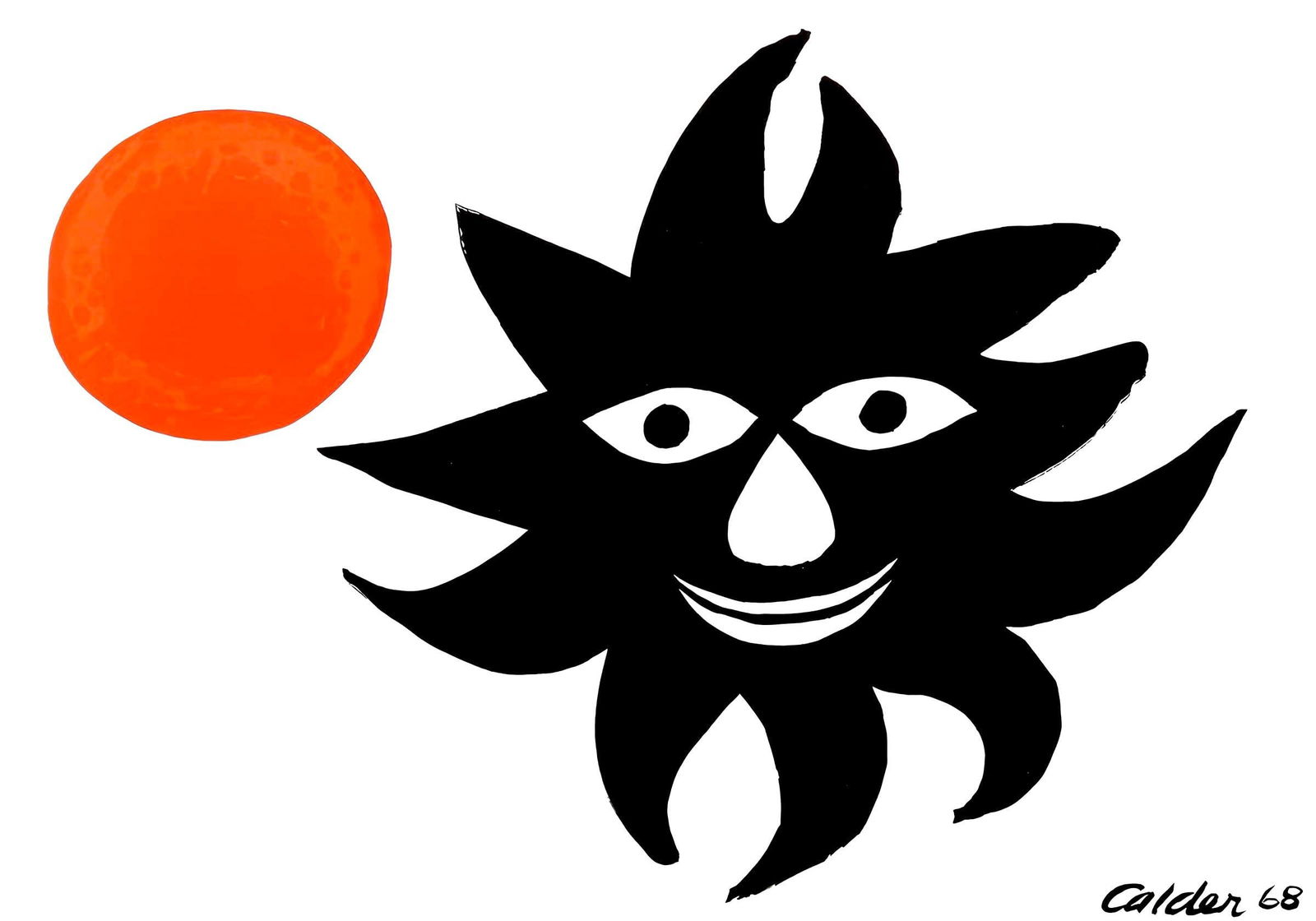 Alexander Calder, Smiling Sun, The Collector's Guild Ltd., Limited Edition Lithograph (1 of 4)