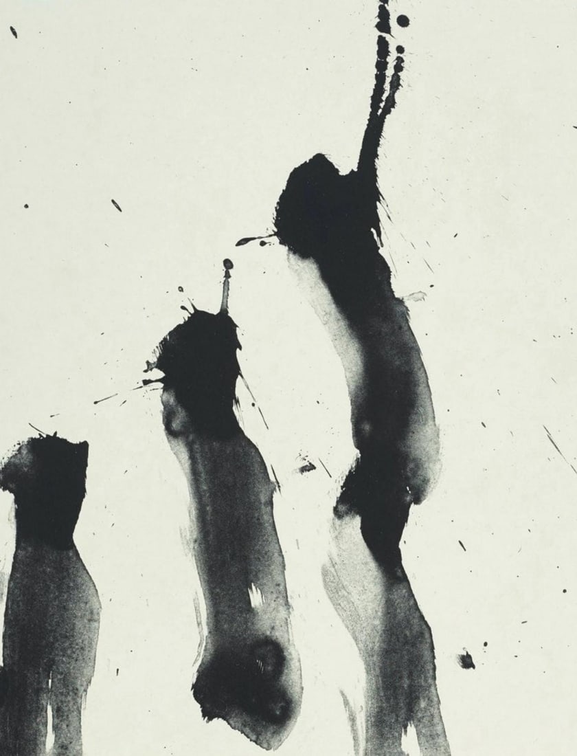 Robert Motherwell, Nocturne IV (Belknap 354-380; Engberg/Banach 415-441), Three Poems, Limited (1 of 4)