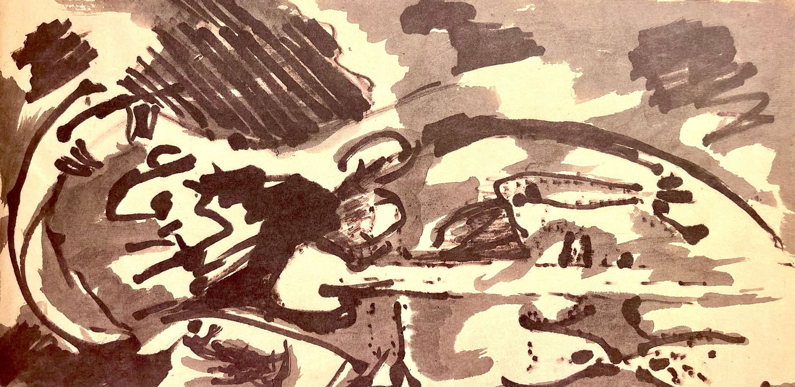 Jackson Pollock, Composition, Jackson Pollock, The Last Sketchbook, Limited Edition Lithograph (1 of 4)