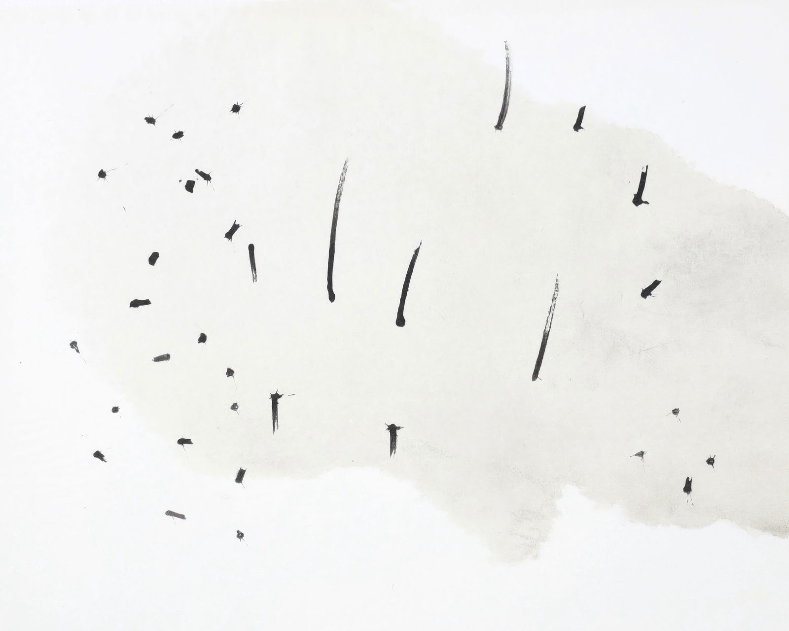 Joan Miro, Untitled, from Trace on the Water, Limited Edition Lithograph, 1963: This exquisite lithograph by Joan Miro (1893-1983), titled Sans titre (Untitled), from the album Trace sur l'eau (Trace on the Water), originates from the 1963 edition published by Maeght Editeur, Par