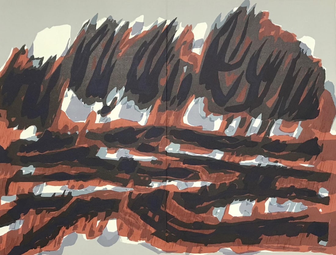 Raoul Ubac, Composition, Derriere le miroir, Limited Edition Lithograph (1 of 4)