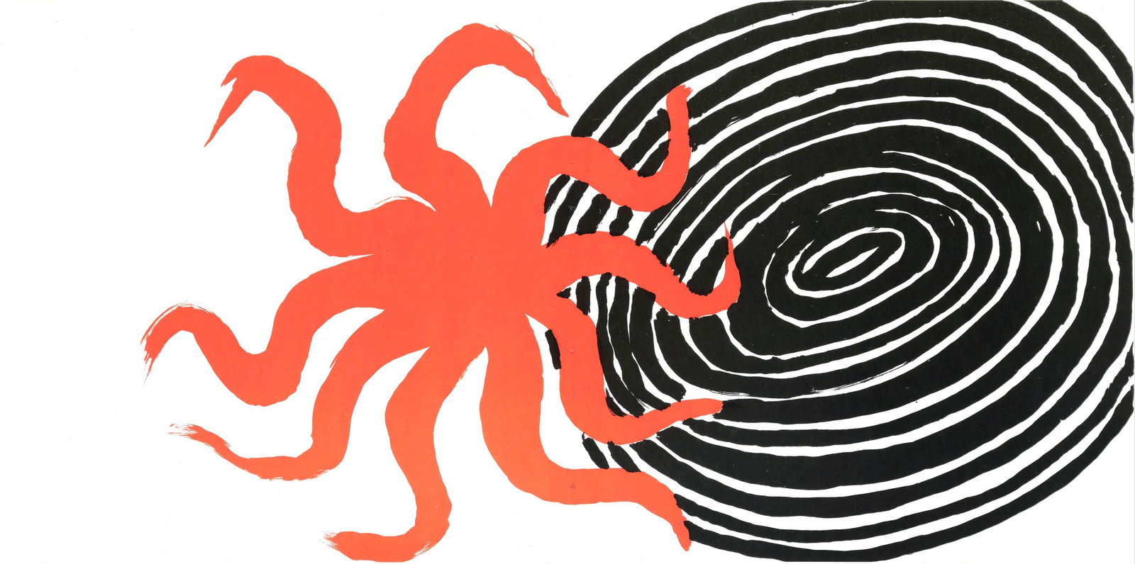 Alexander Calder, Untitled, from autobiographie, Limited Edition Lithograph, 1972 (1 of 4)