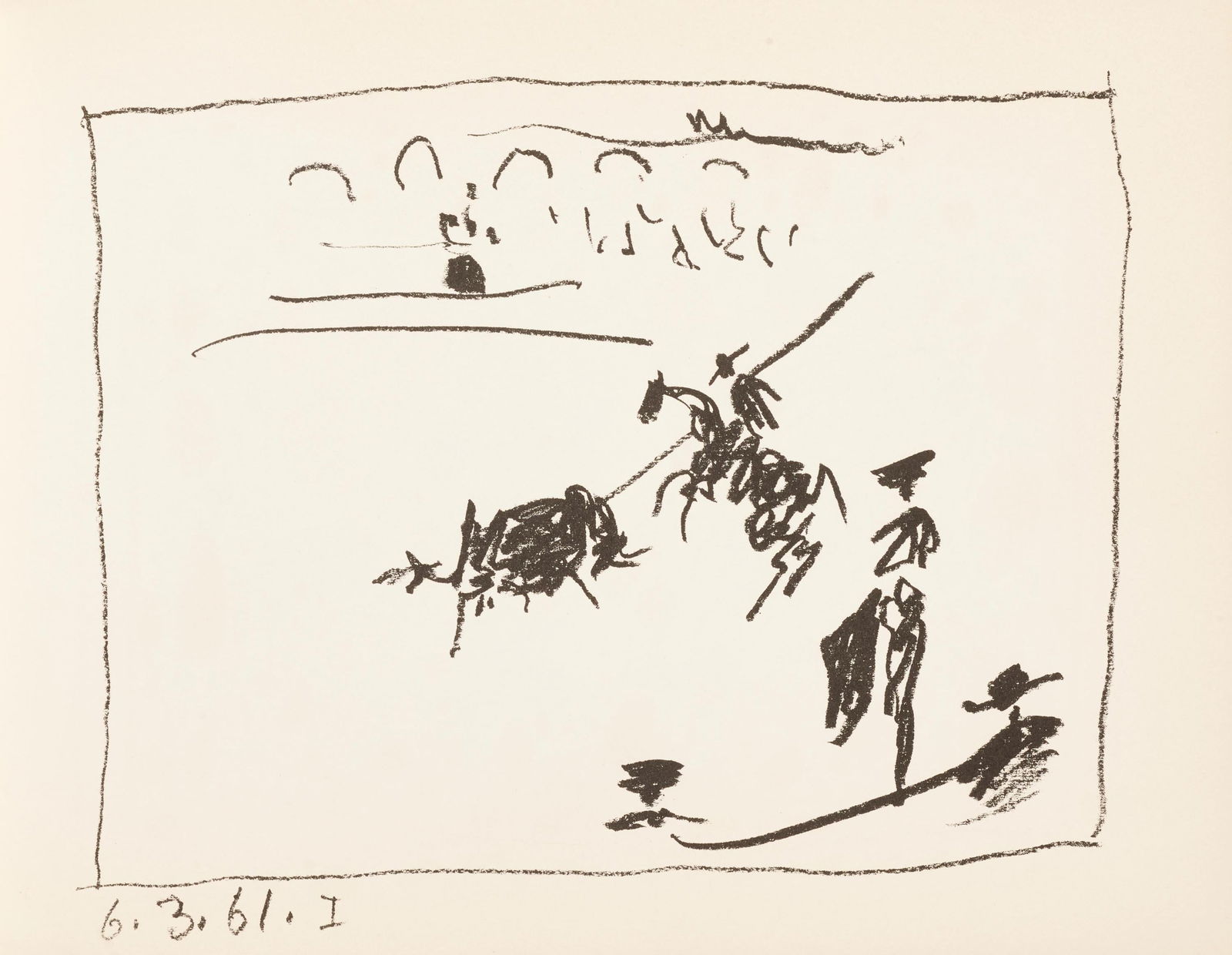 Pablo Picasso, La Pique I (Bloch 1014-47; Cramer 113), A Los Toros Avec Picasso, Limited Edition (1 of 4)