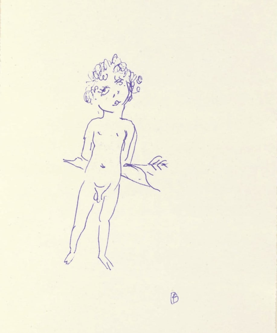 Pierre Bonnard, Composition (Terrasse 54), Pierre Bonnard Correspondences, Limited Edition: Lithograph on velin d'Arches paper, mounted on velin d'Arches supporting sheet, as issued. Inscription: Unsigned and unnumbered. Paper Size: 12 x 8.5 inches. Excellent condition. Notes: From the