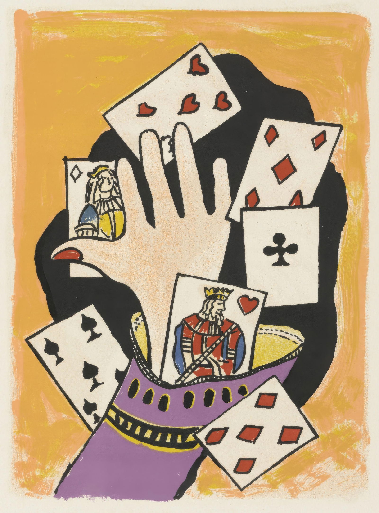 Fernand Leger, Untitled, from Circus, Limited Edition Lithograph, 1950 (1 of 4)