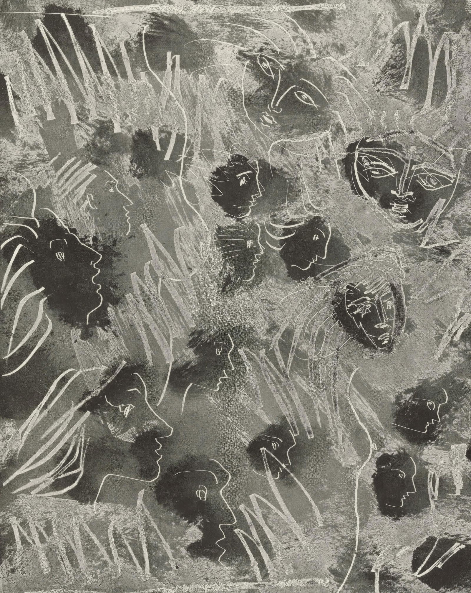 Pablo Picasso, Faces, from The Honeysuckle, Limited Edition Zincograph, 1943 (1 of 4)