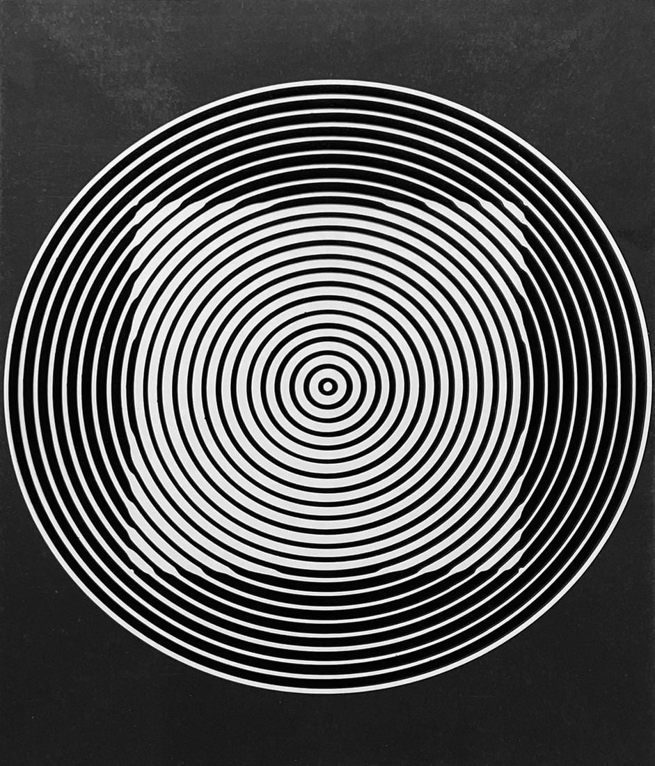 Victor Vasarely, Composition, Cinetiques, Limited Edition Heliogravure (1 of 4)
