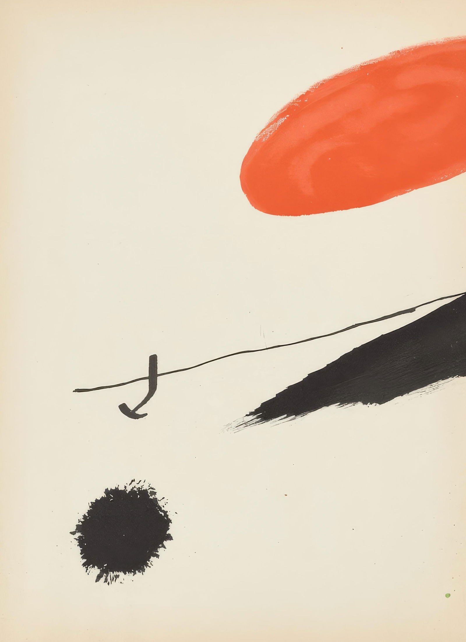 Joan Miro, Untitled, from Miro, Recent Unpublished Work, Limited Edition Lithograph, 1964 (1 of 4)