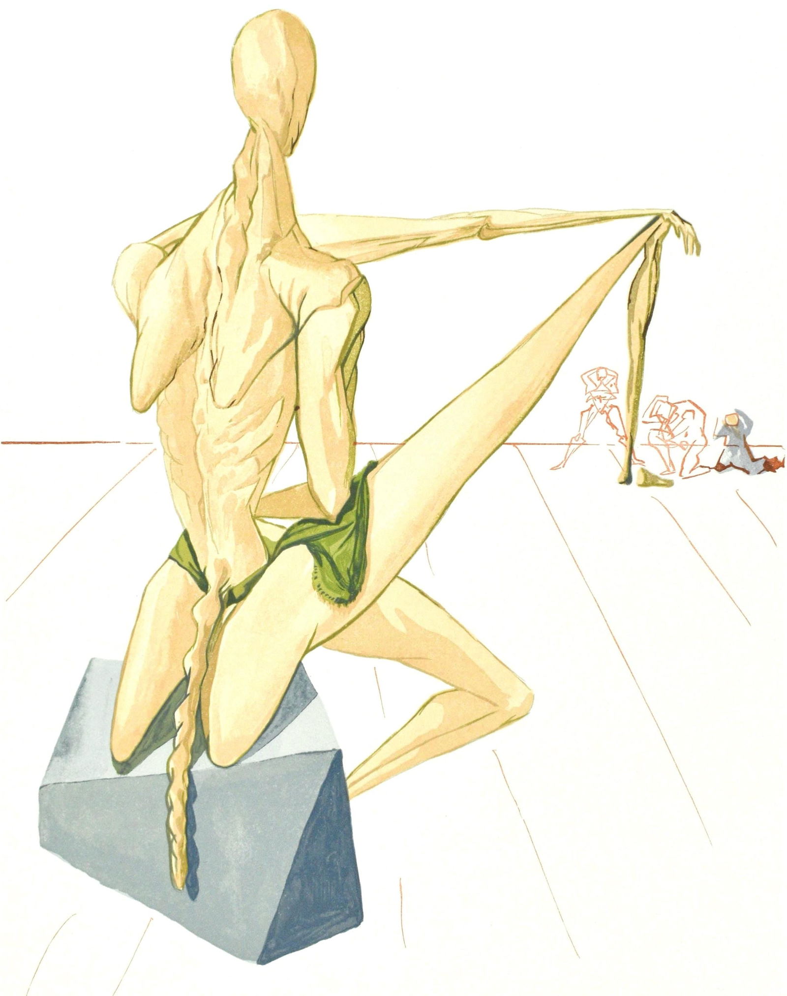 Salvador Dali, Inferno V (Michler/Lopsinger 1039-1138; Field 189-200), La Divina Commedia, Limited: Woodcut in colors on velin pur chiffon de Rives paper. Paper size: 13 x 10.375 inches. Inscription: Unsigned and unnumbered, as issued. Catalogue raisonne references: Dali, Salvador, et al. Salvador D