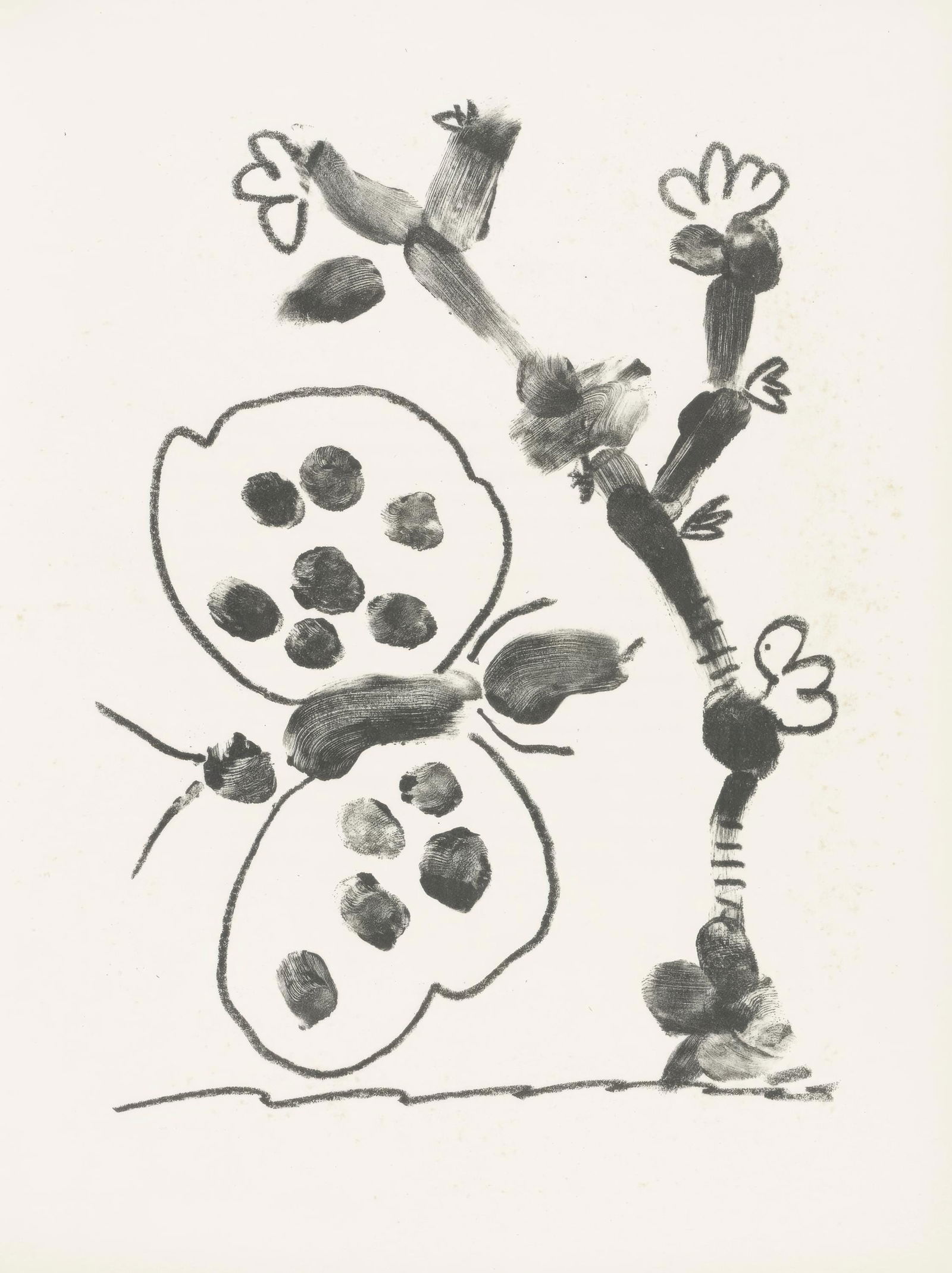 Pablo Picasso, Untitled, from In living memory, Limited Edition Lithograph, 1950 (1 of 4)