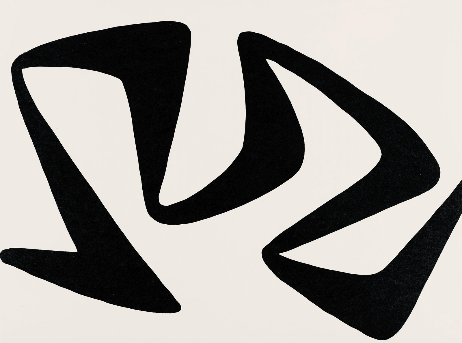 Alexander Calder, Composition, Derriere le miroir, Limited Edition Lithograph (1 of 4)