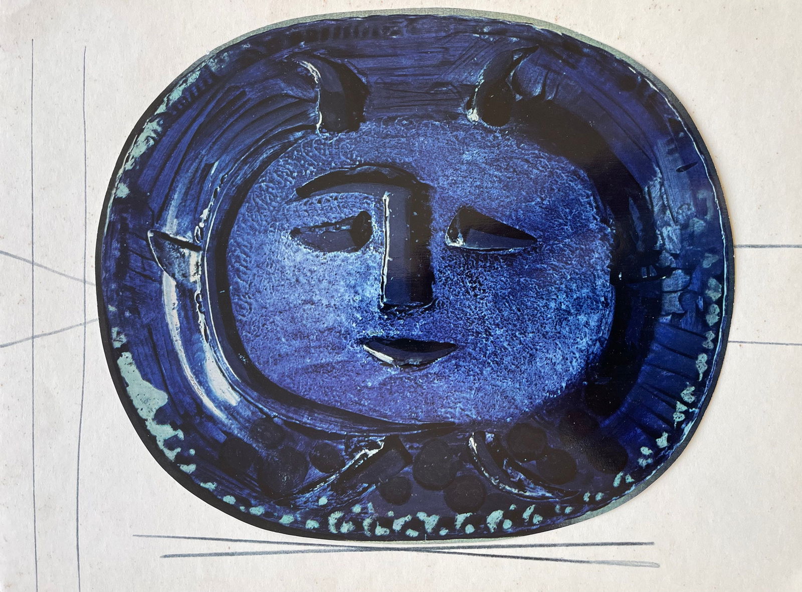 Pablo Picasso, etude pour la ceramique, Ceramiques de Picasso (Orozco 105), Limited Edition (1 of 4)