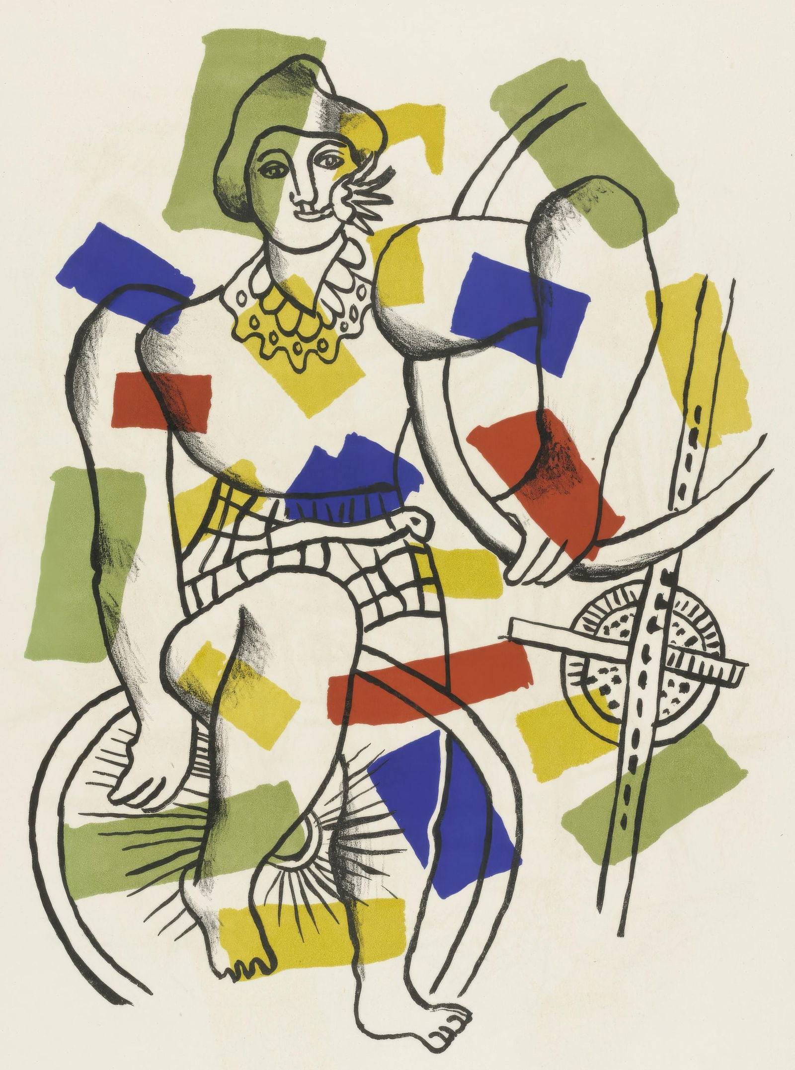 Fernand Leger, Untitled, from Circus, Limited Edition Lithograph, 1950 (1 of 4)