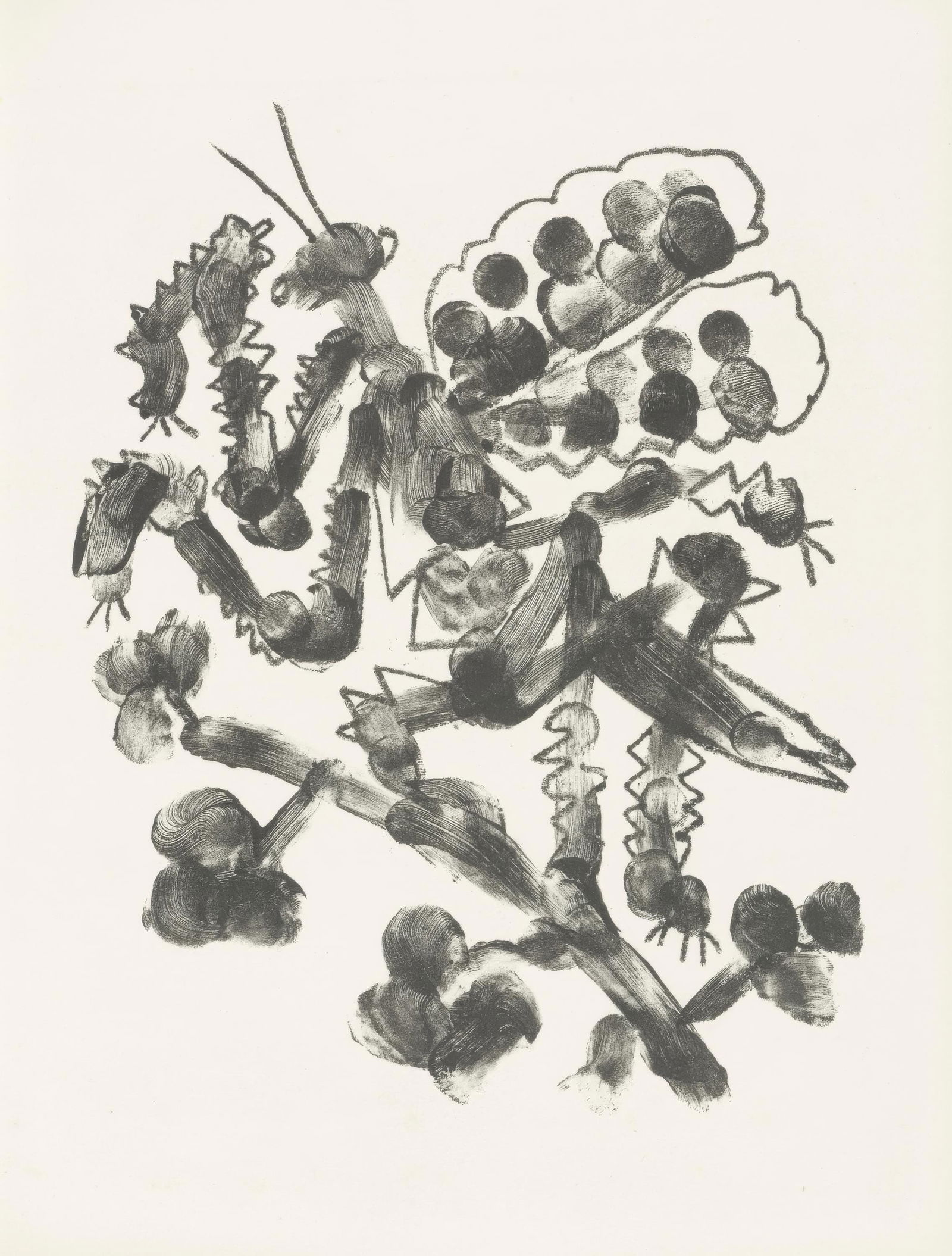 Pablo Picasso, Untitled, from In living memory, Limited Edition Lithograph, 1950 (1 of 4)