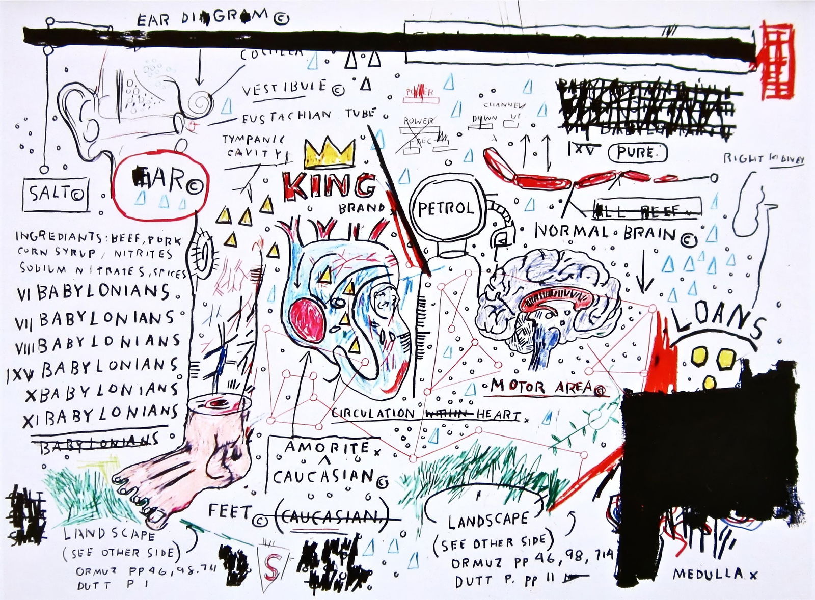 Jean-Michel Basquiat, King Brand, Official Edition Archival Pigment Print (1 of 4)