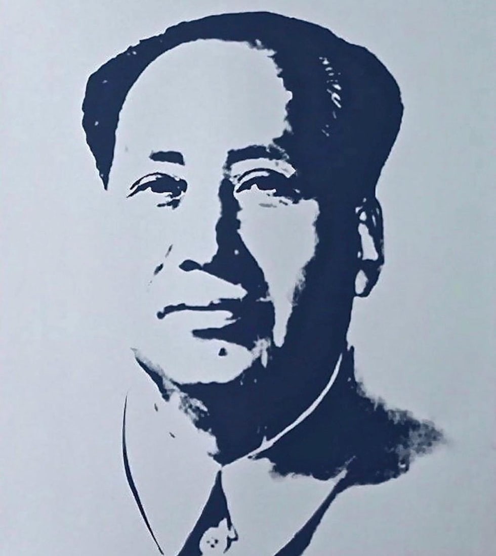 Andy Warhol, Mao Zedong, Silver, Official Edition, Sunday B. Morning, Silkscreen (1 of 4)