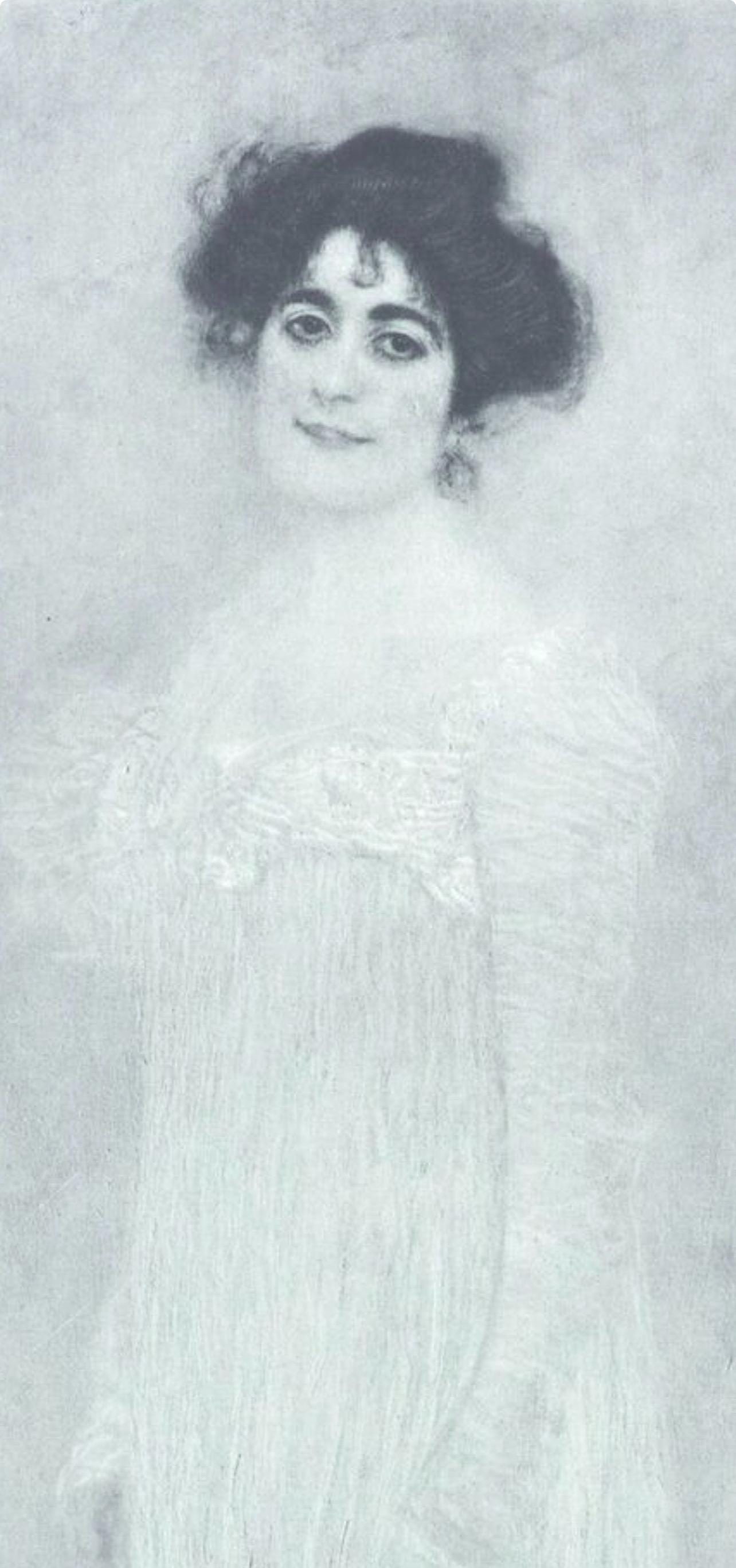 Gustav Klimt, Bildnis Frau Serena Lederer, from Eine Nachlese, Limited Edition Heliogravure and: Heliogravure and collotype on velin paper. Paper size: 18.86 x 17.91 inches, overall; 12.56 x 5.59 inches, image size. Inscription: Signed in the plate, and unnumbered, as issued. Condition: Very good