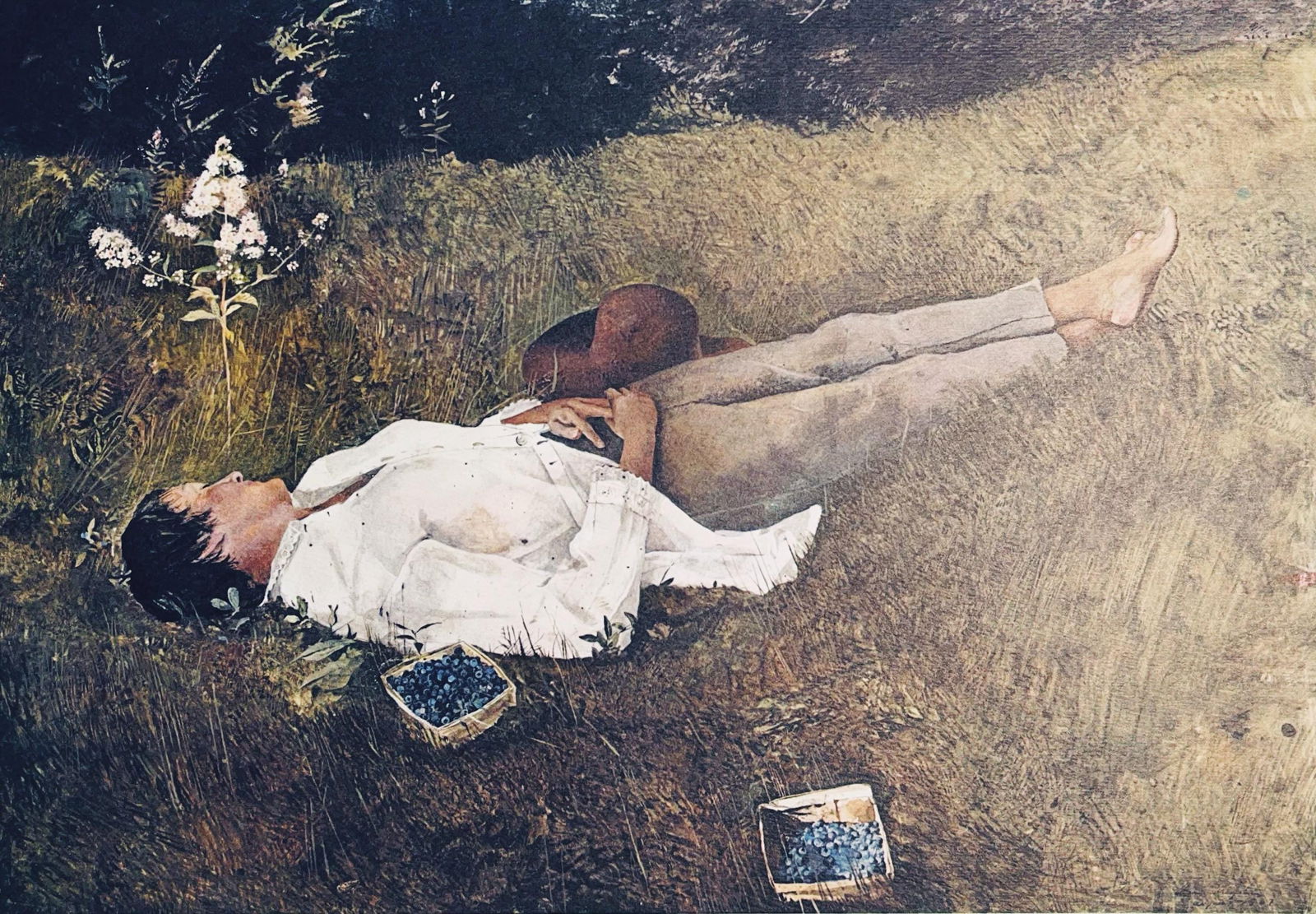 Andrew Wyeth, The Berry Picker, The Four Seasons, Limited Edition Lithograph (1 of 4)