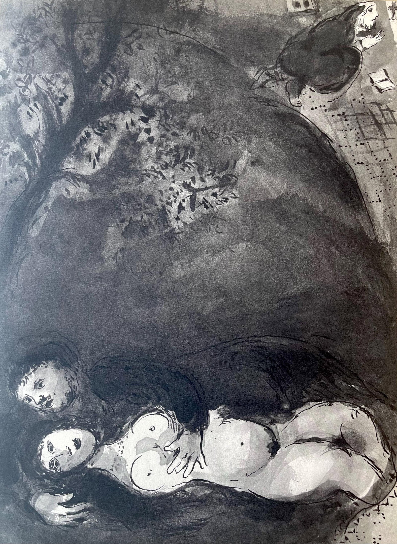 Marc Chagall, Composition, Contes de Boccace, Verve: Revue Artistique et Litteraire, Limited Edition (1 of 4)