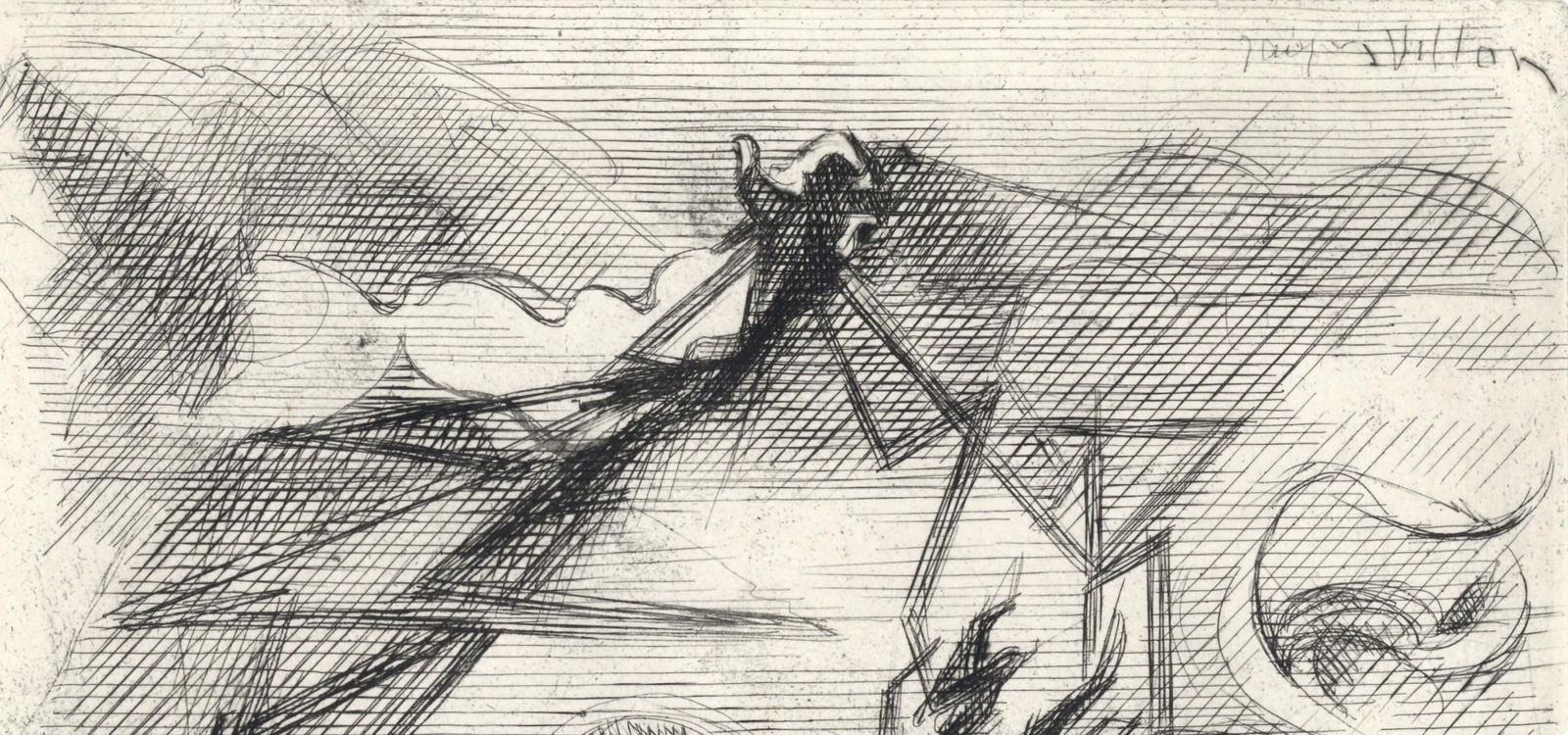 Jacques Villon, Composition, Alternance, Limited Edition Etching - 2