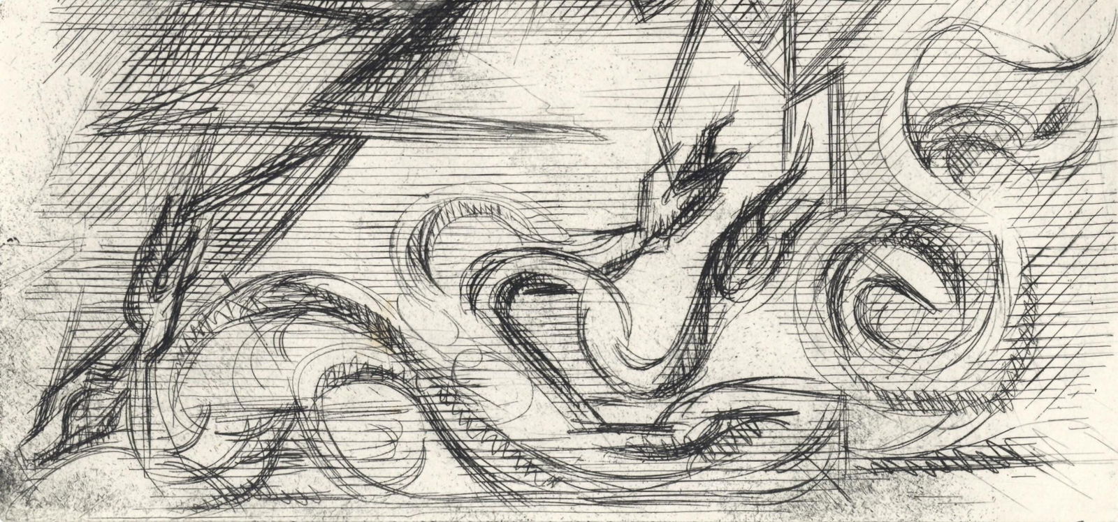 Jacques Villon, Composition, Alternance, Limited Edition Etching - 4