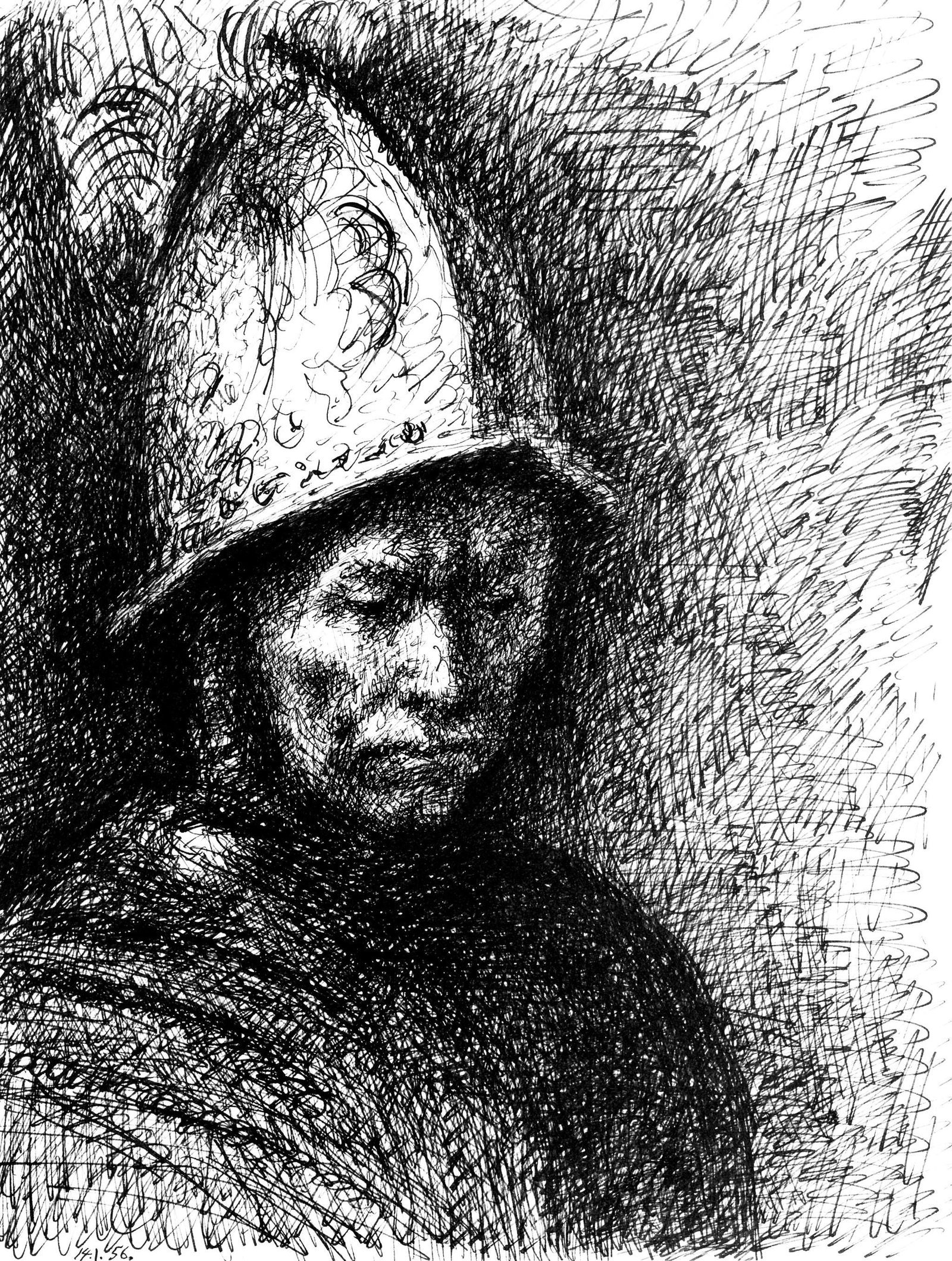 Pablo Picasso, Carnet de la Californie XXXIX (Bloch/Livres 94; Cramer 101), Limited Edition: Collotype on velin d'Arches paper. Paper size: 16.5 x 10.375 inches. Inscription: Unsigned and unnumbered, as issued. Catalogue raisonne reference: Goeppert, Sebastian, et al. Pablo Picasso, the Illus