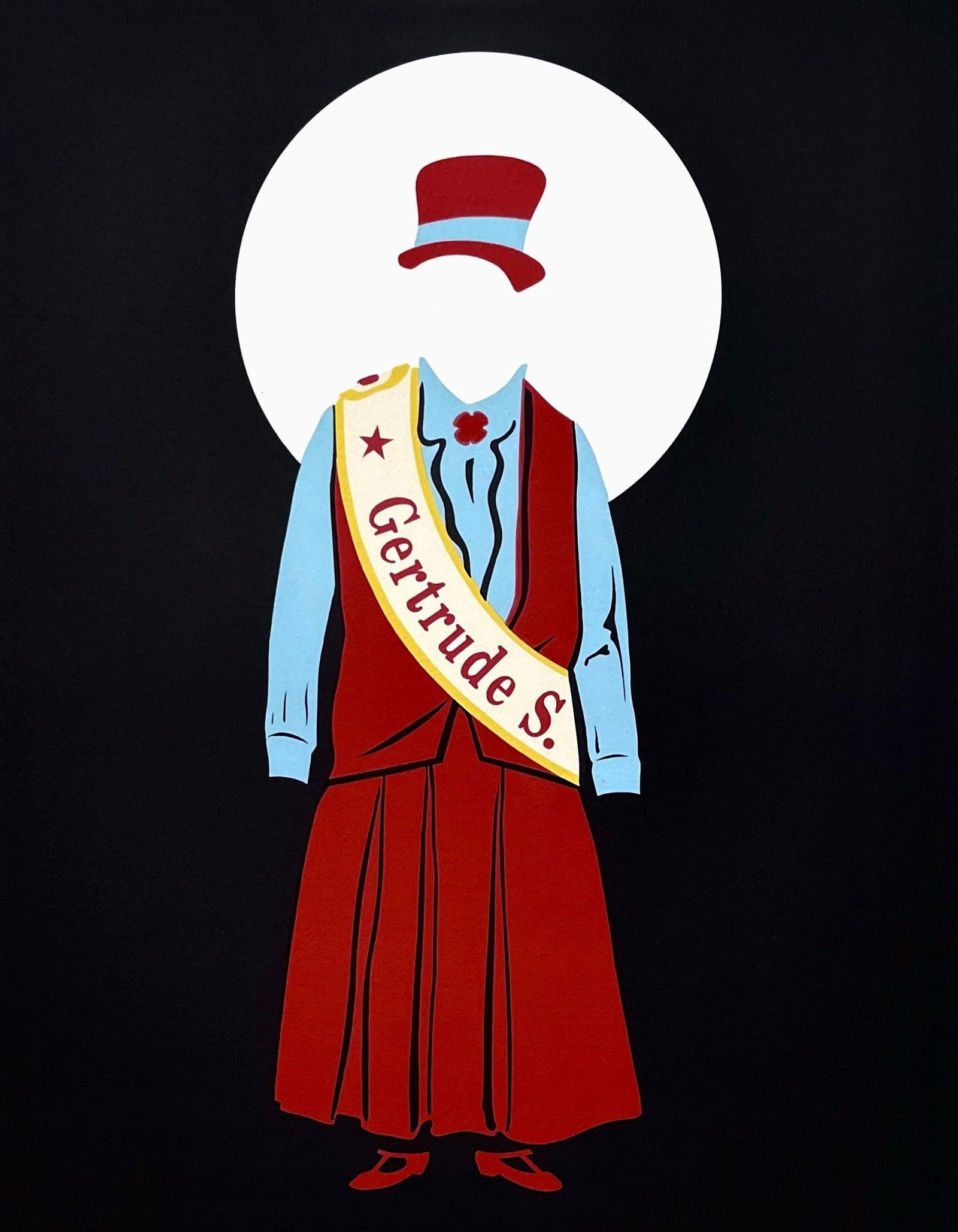 Robert Indiana, Gertrude Stein (Sheehan 96-108), Mother of Us All, Limited Edition Silkscreen (1 of 4)