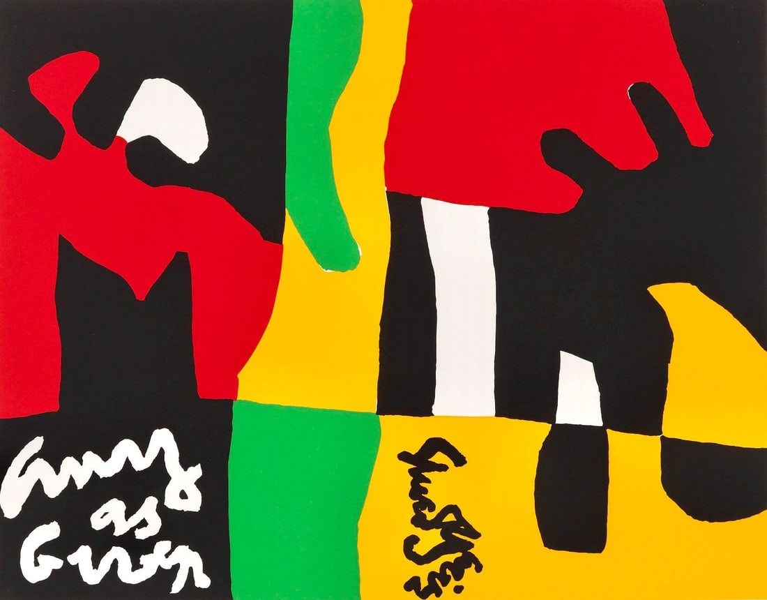 Stuart Davis, Composition (Cole/Myers 79), X + X, Ten Works by Ten Painters, Limited Edition (1 of 4)