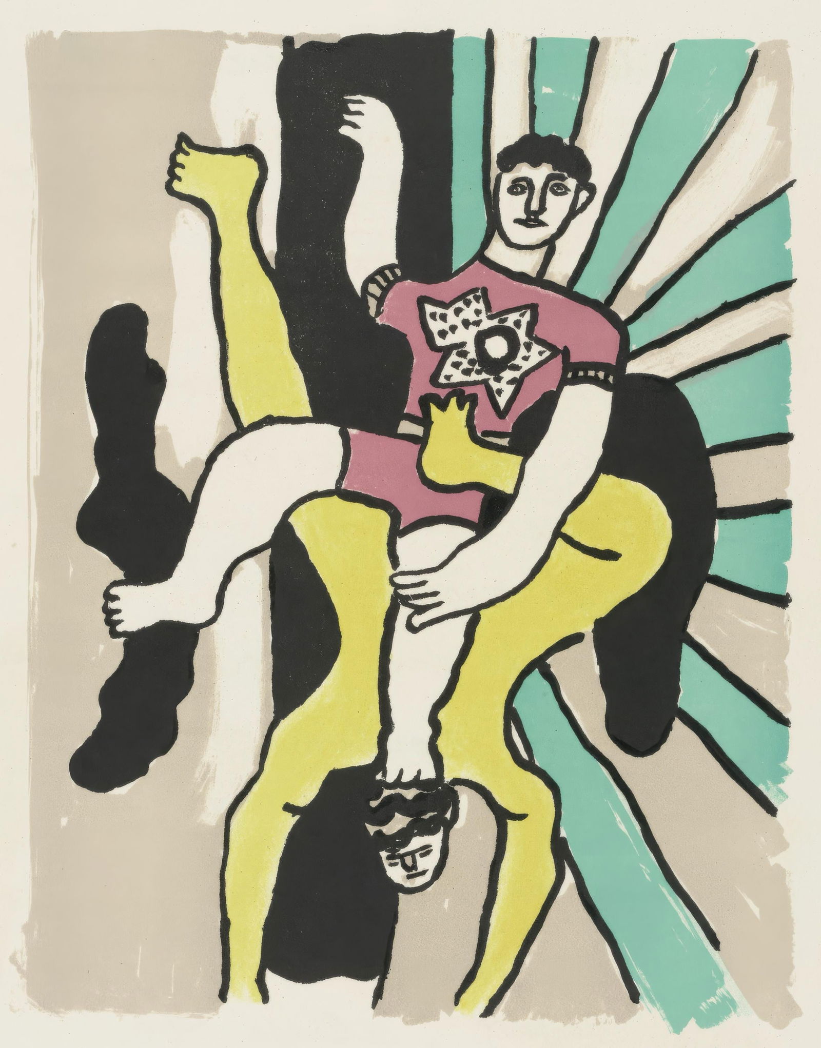 Fernand Leger, Untitled, from Circus, Limited Edition Lithograph, 1950 (1 of 4)