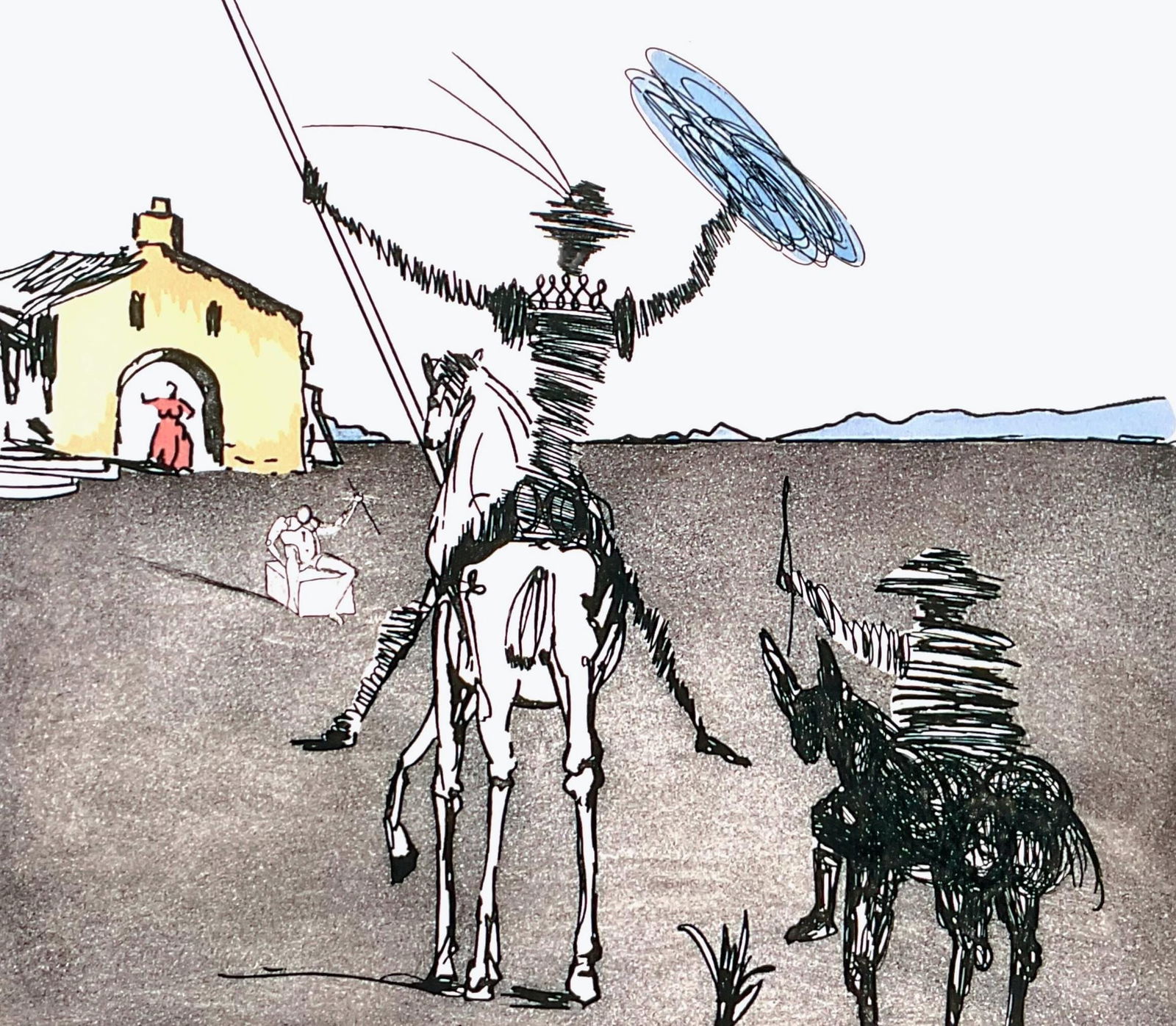 Salvador Dali, Le reve impossible, Historia de Don Quichotte de la Mancha, Signed, Limited Edition (1 of 4)