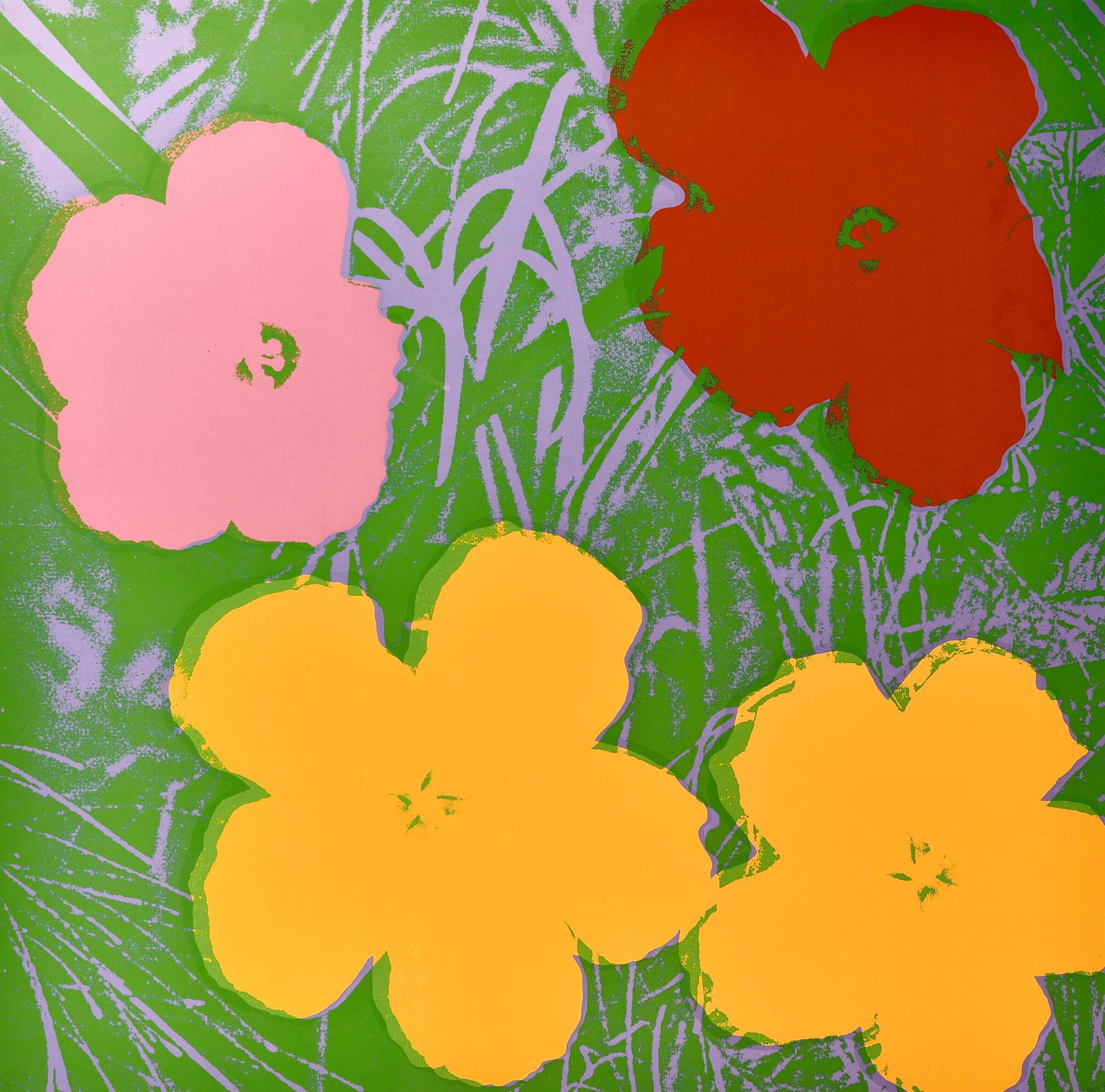Andy Warhol, Flowers, no65, Official Edition, Sunday B. Morning, Silkscreen (1 of 4)