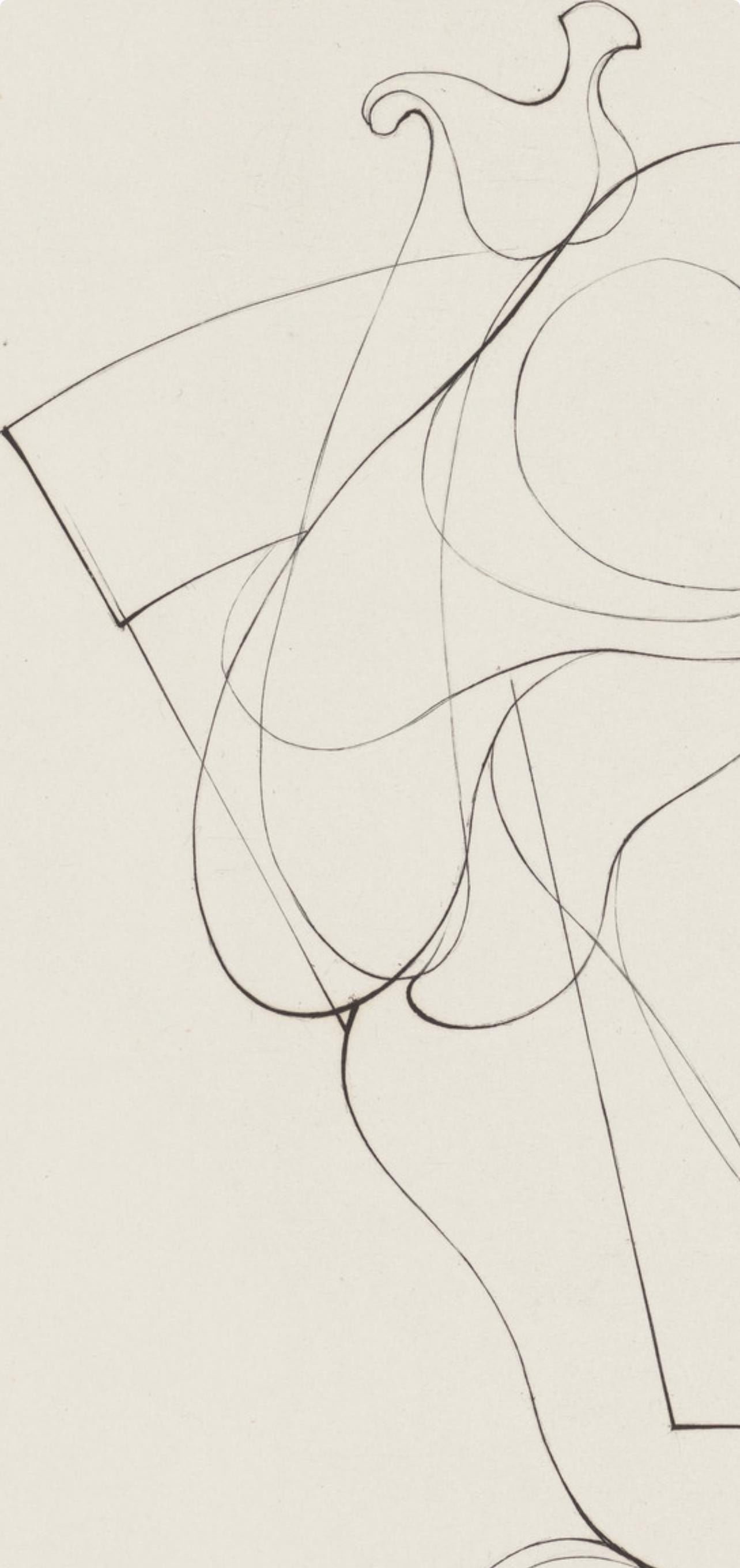 Hans Bellmer, Composition, Feuilles eparses, Limited Edition Etching - 3