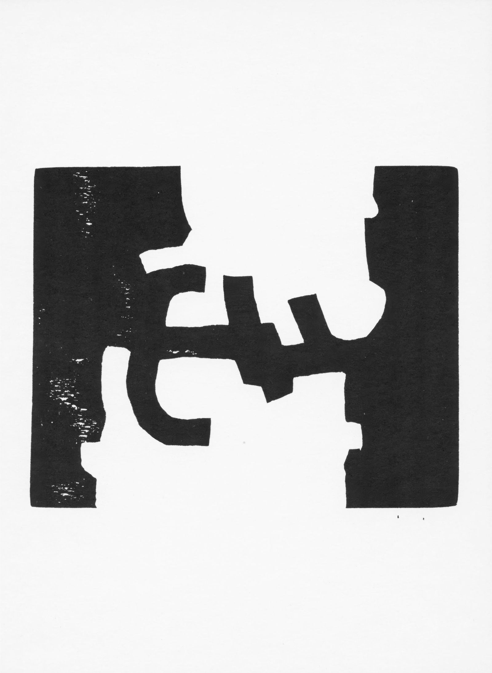 Eduardo Chillida, Oin-Hatz II, from Ediciones Poligrafa, Limited Edition Lithograph, 1979 (1 of 4)