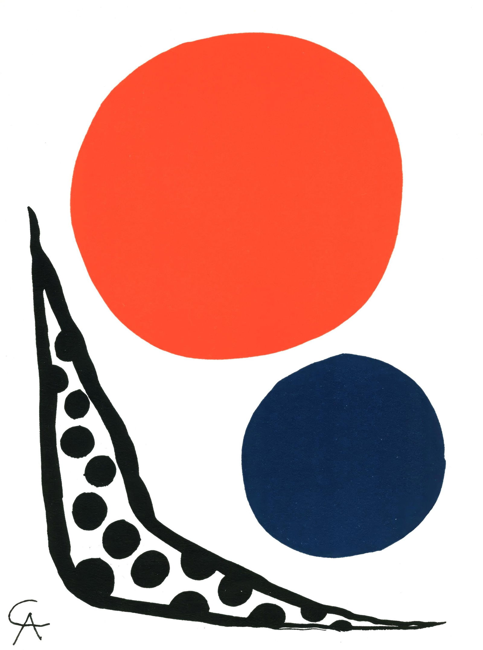 Alexander Calder, Untitled, from L'Atelier Mourlot, Limited Edition Lithograph, 1965 (1 of 4)